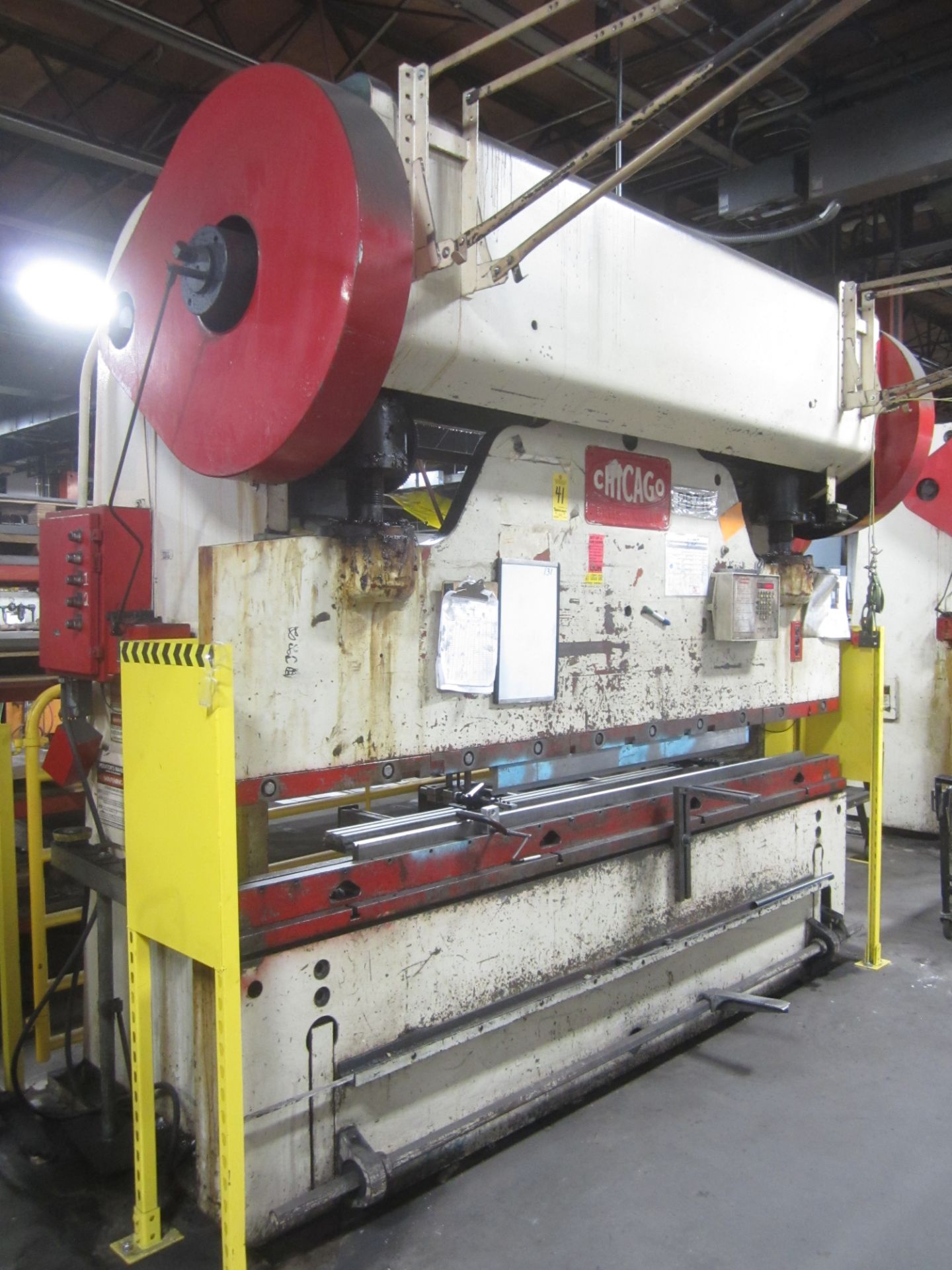 Chicago Dreis & Krump Model 175-D-8 Mechanical Press Brake, s/n P-9524, 175 Ton, 10’6” Overall, 8’6”