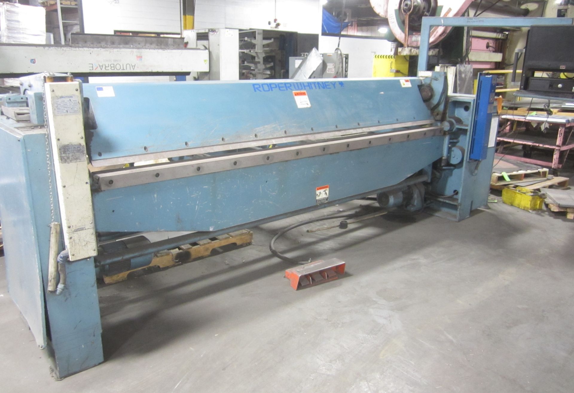 Roper Whitney Model AB101-4KO CNC Folding Machine, 515-05-98, New 1998, Orion CNC Control, 122” - Image 2 of 13