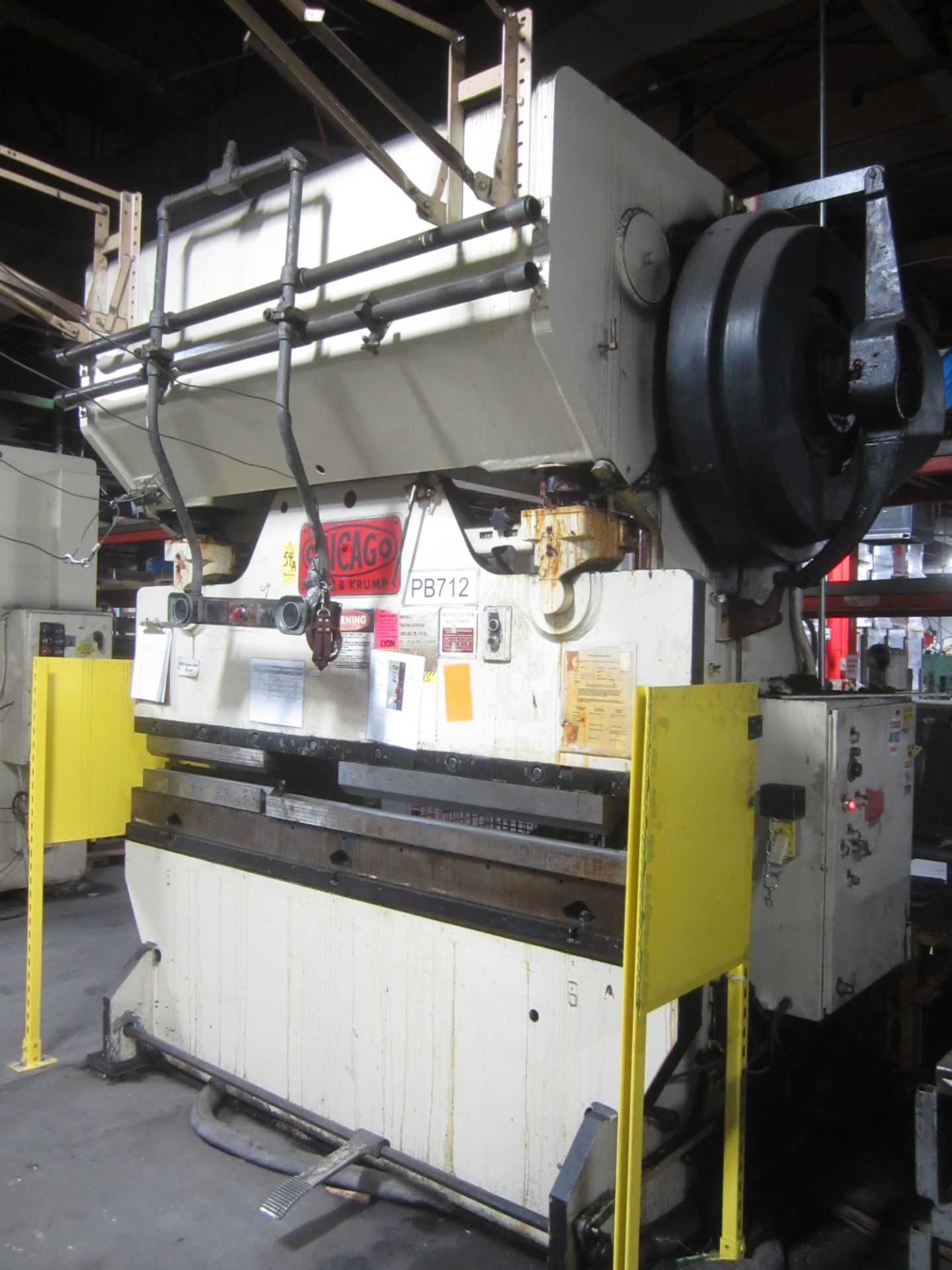 Chicago Dreis & Krump Model 68R Mechanical Press Brake, s/n L18864, 150 Ton, 8’ Overall, 6’6” - Image 2 of 8