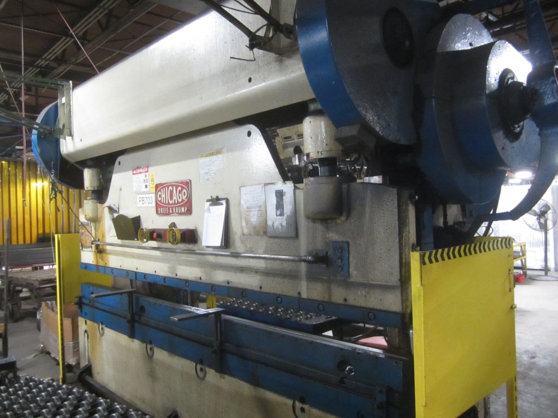Chicago Dreis & Krump Model 4510-D Mechanical Press Brake, s/n P-8798, 125 Ton, 12’ Overall, 10’6” - Image 2 of 8