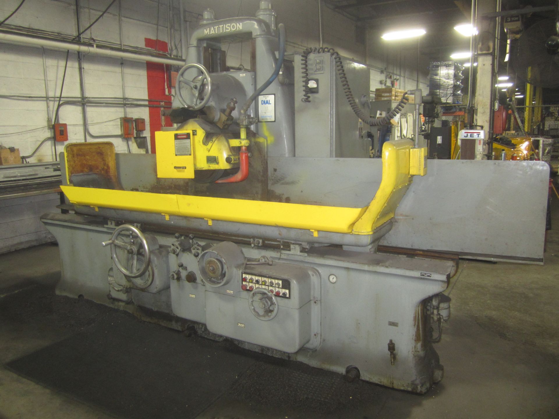 Mattison 14” X 60”, 2-Axis Surface Grinder, s/n 12480, with Power Elevation, Electric Chuck with - Image 11 of 11