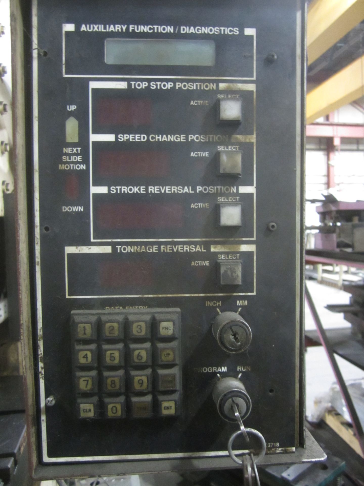 Cincinnati Model 175-OBS Hydraulic Punch Press, s/n 43896, 175 Ton, 10” Stroke, 12” Shut Height, 50” - Image 8 of 9