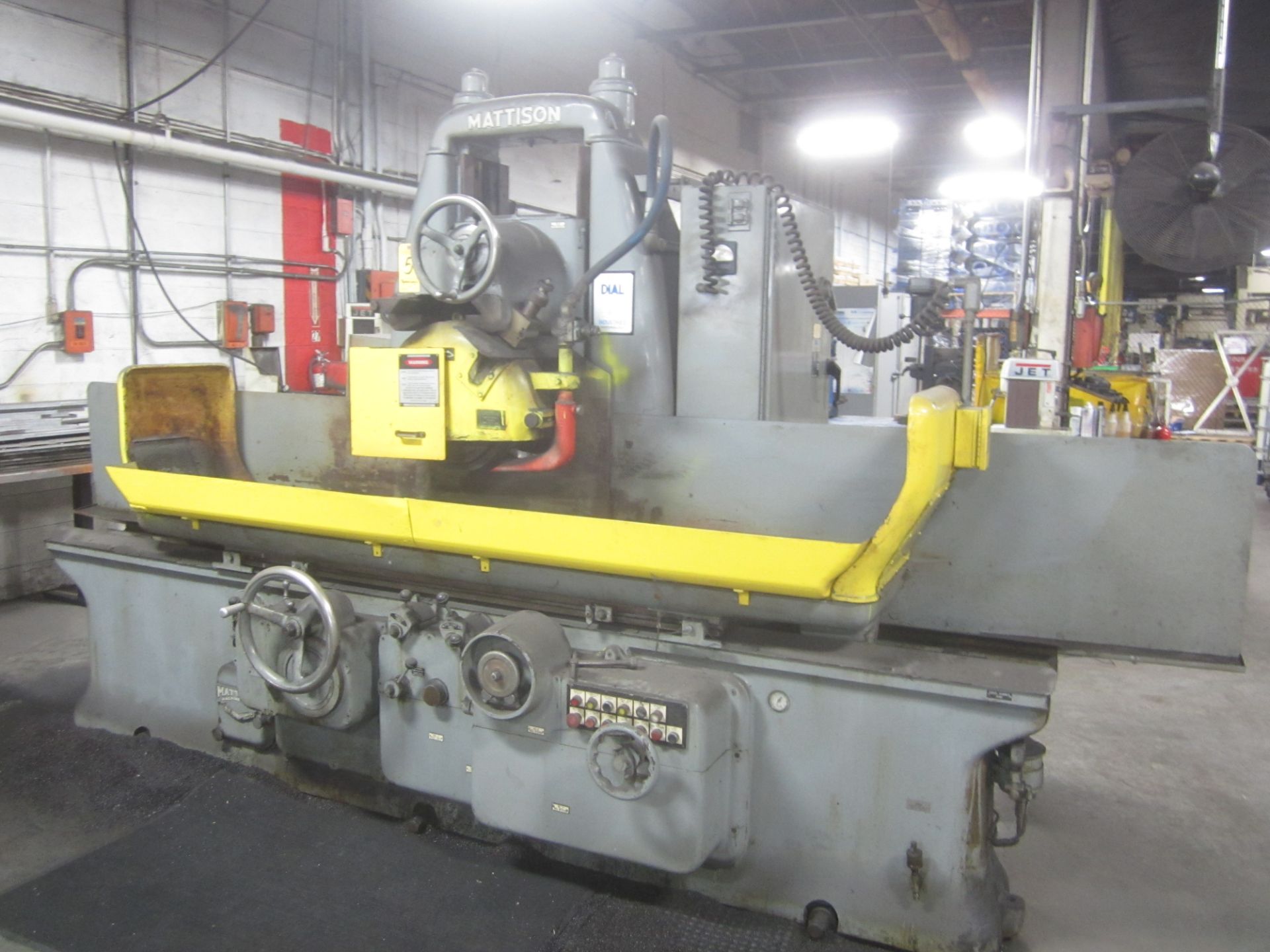 Mattison 14” X 60”, 2-Axis Surface Grinder, s/n 12480, with Power Elevation, Electric Chuck with