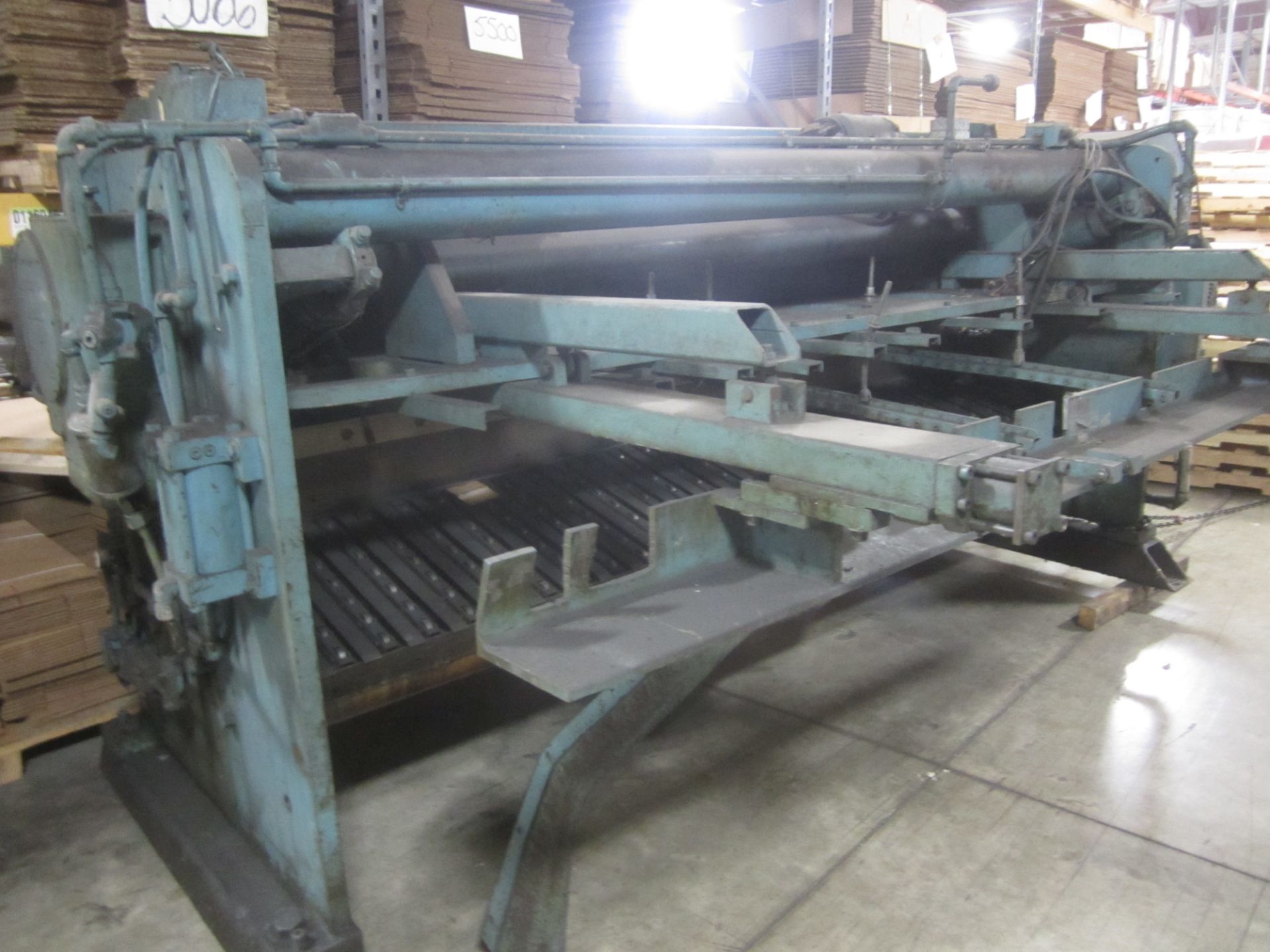 Lodge & Shipley Model U2L0-SL Power Squaring Shear, s/n 47331, 10’ X 10 Gage, Front Operated - Image 4 of 9