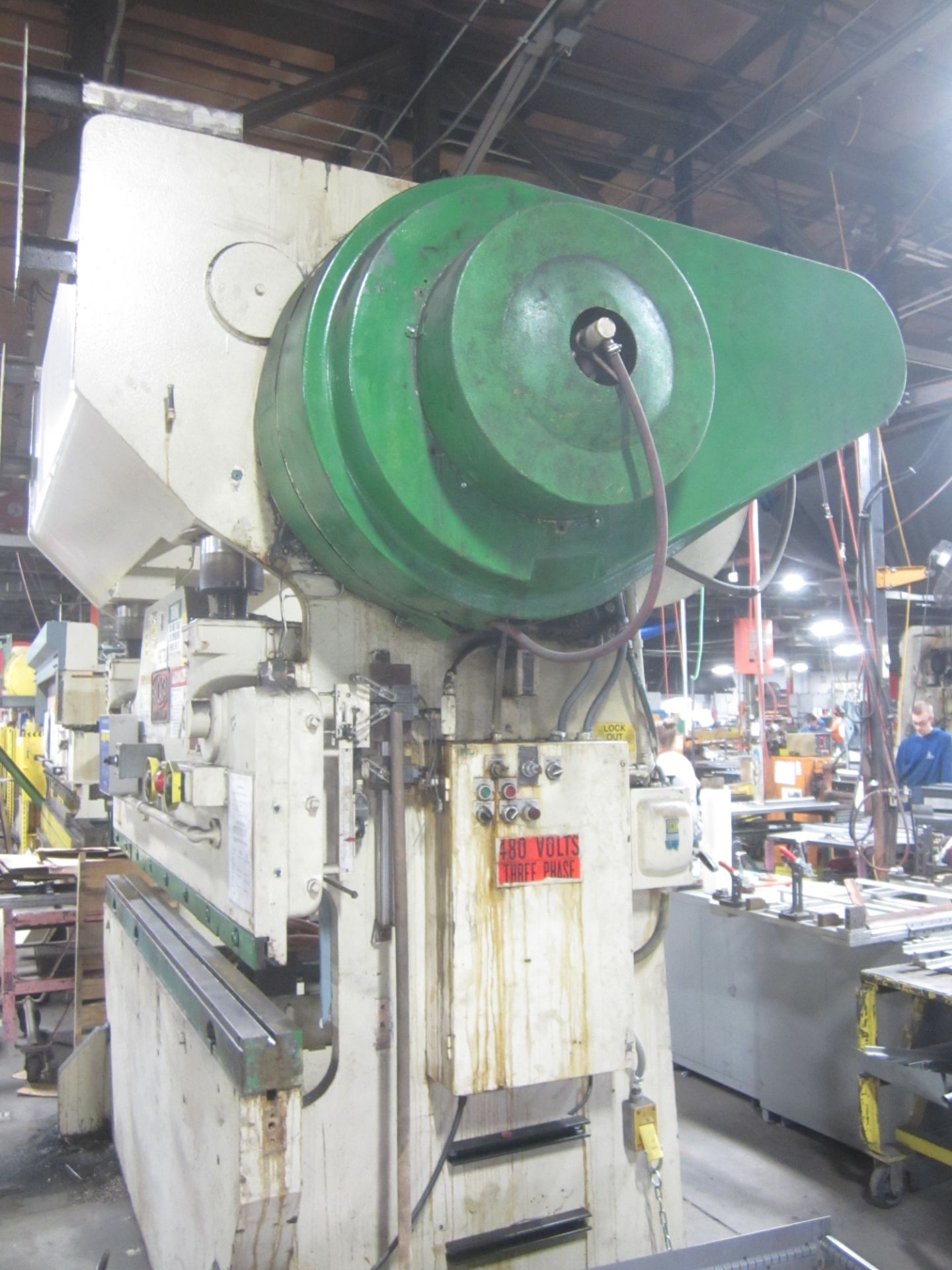 Chicago Dreis & Krump Model 68R Mechanical Press Brake, s/n 15892, 150 Ton, 8’ Overall, 6’6” Between - Image 3 of 7