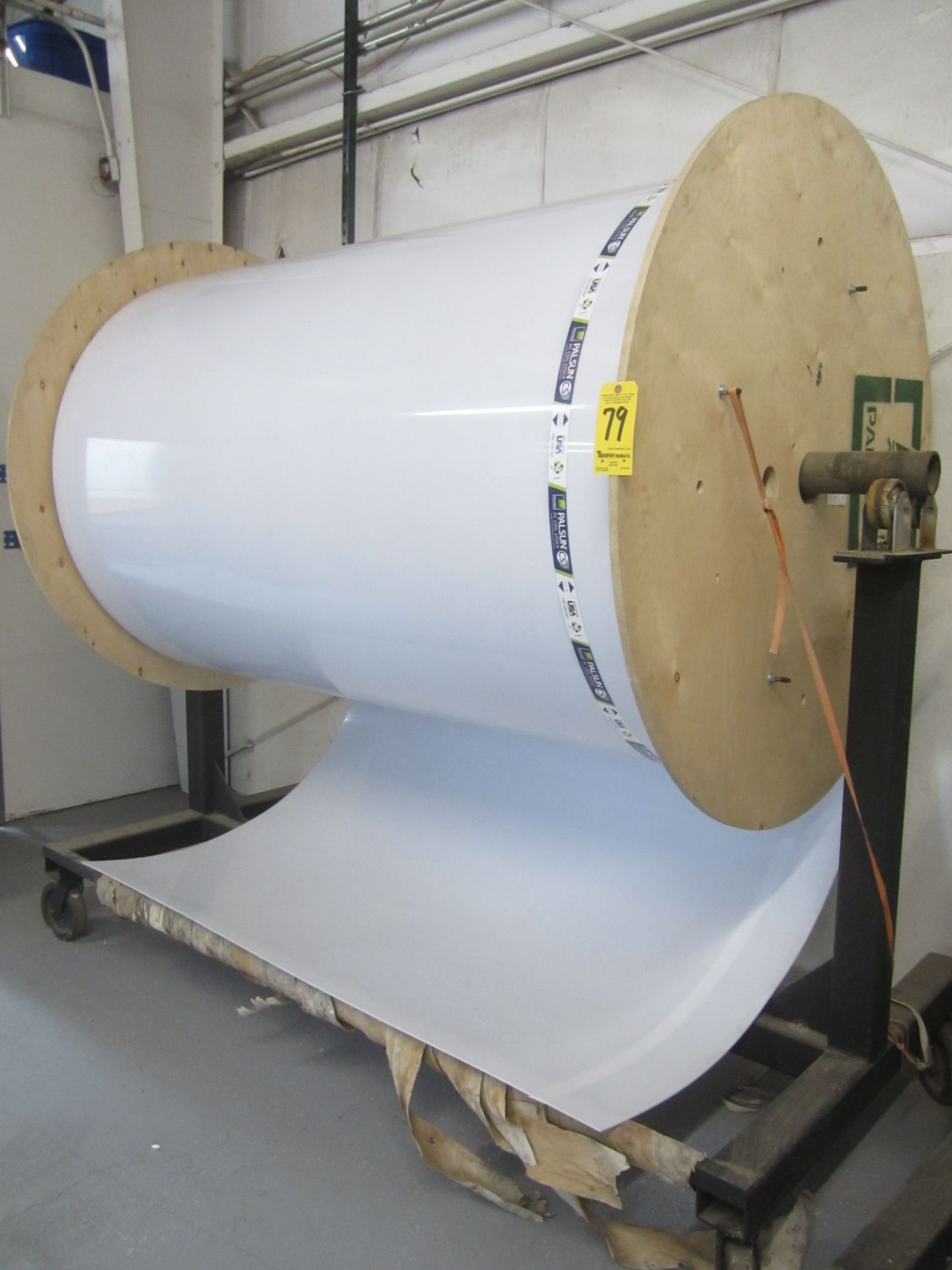 Coil of Palram Palsun CS White Flat Polycarbonite, 78" Wide X 272' Length X 3MM Thick, with Coil - Image 2 of 4