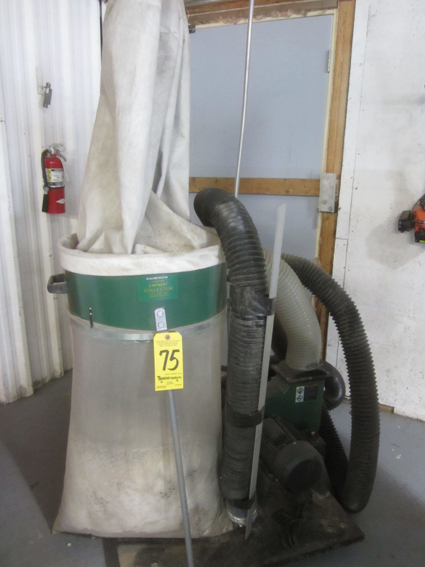 Central Machinery 2 HP Dust Collector, 110/1/60