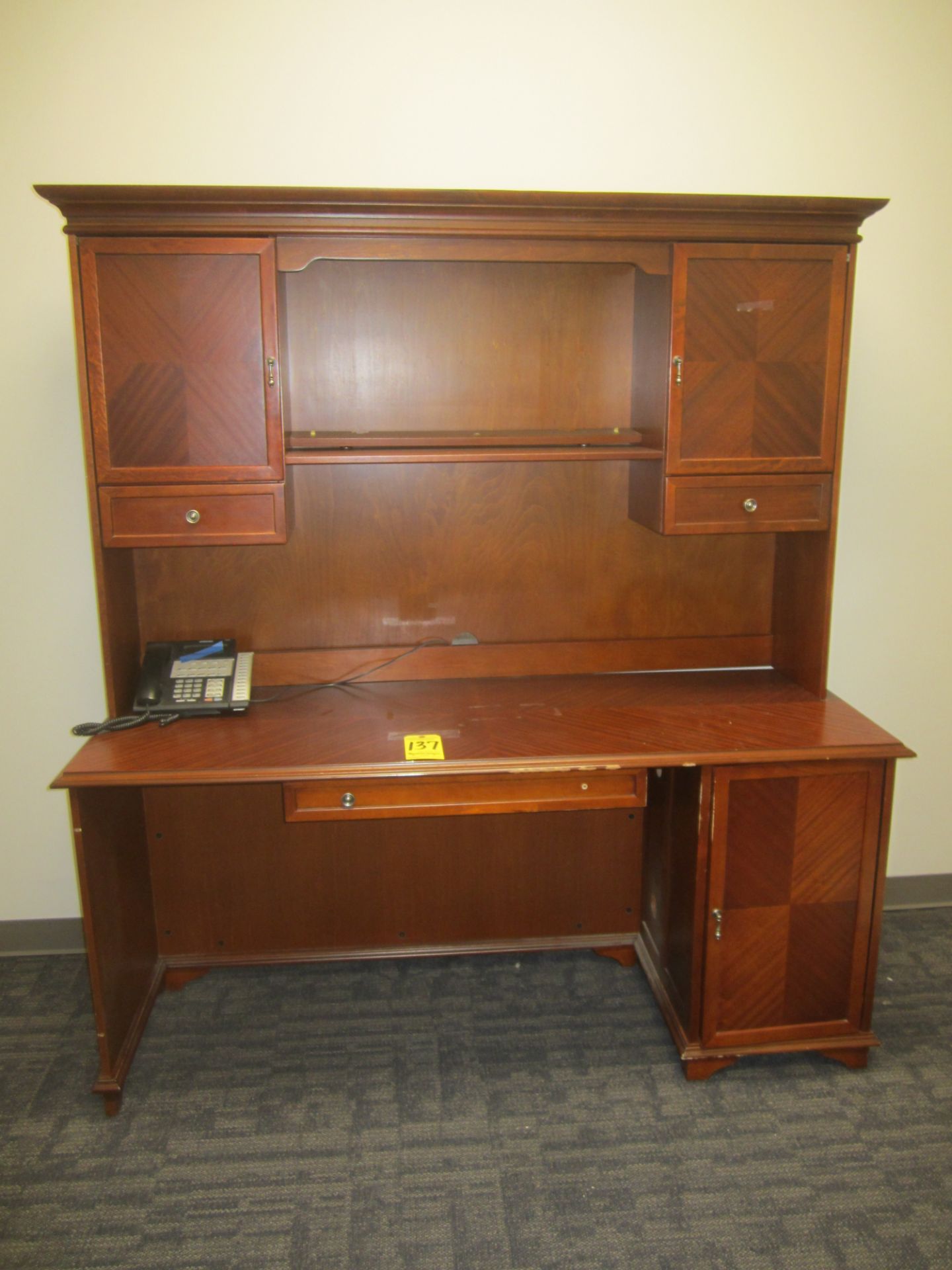 Credenza, Desk Side Bar, 2-Door Cabinet, and 2-Drawer Lateral File