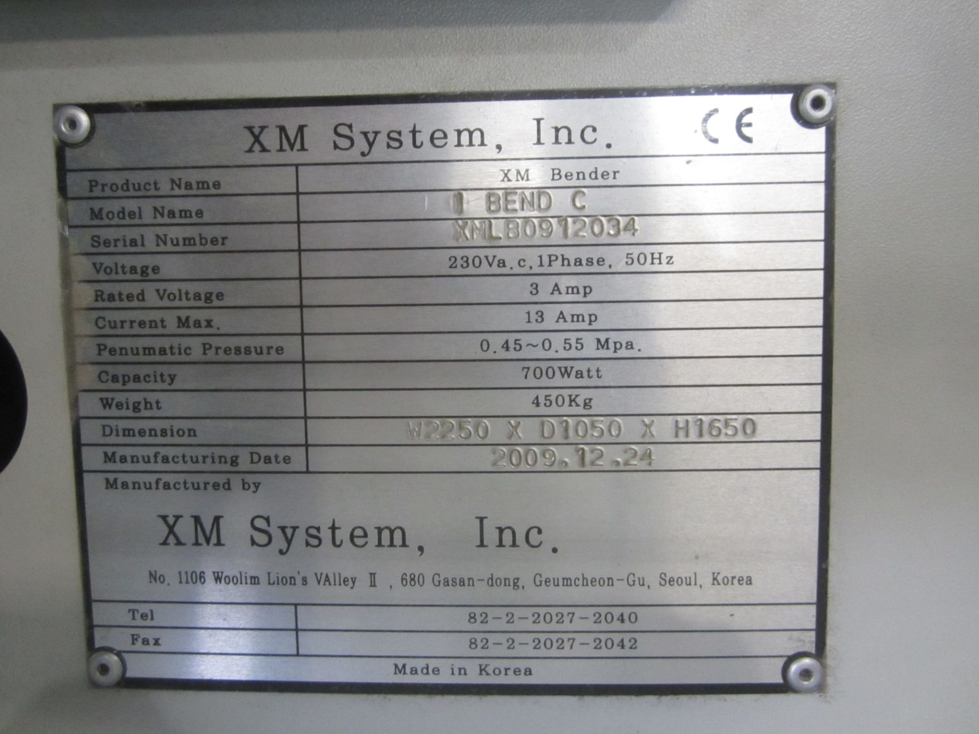 SDS Automation Model i Bend C Automatic Channel Letter Machine, s/n XMLB0912034, 230/1/60 AC, PLC - Image 16 of 16