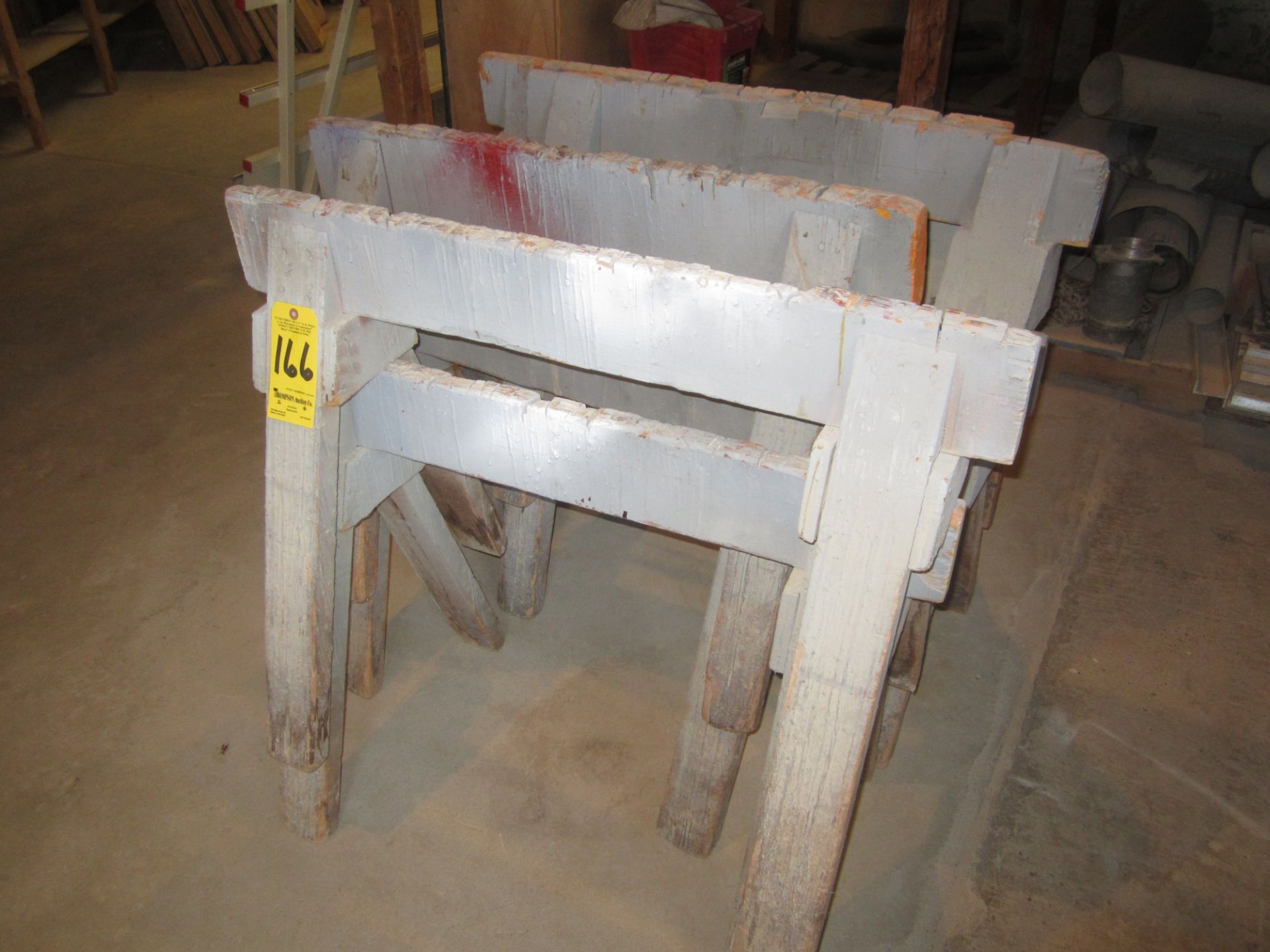 (8) Wooden Saw Horses