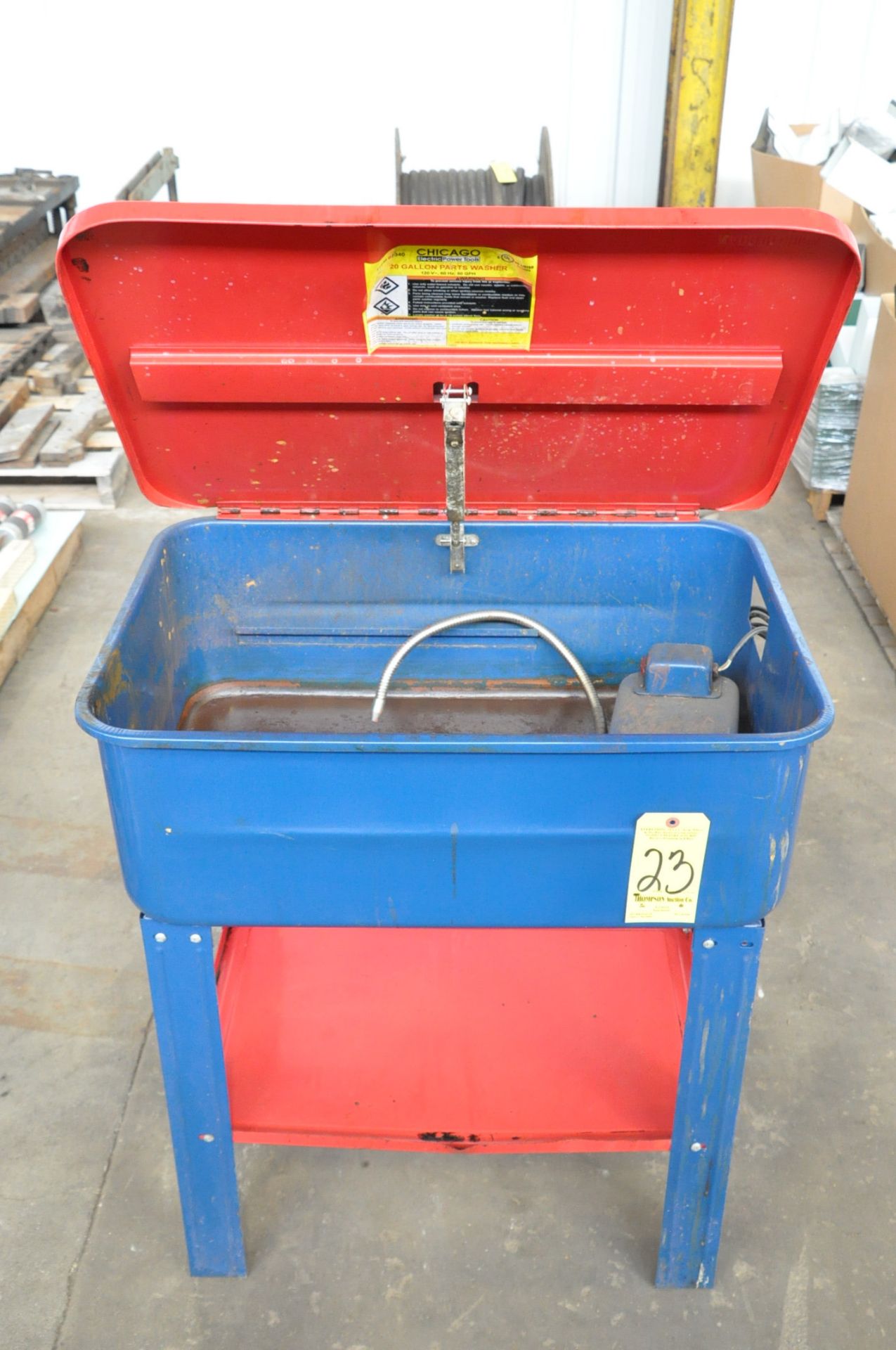 Chicago Electric Item 07340, 20-Gallon Parts Washer Tank, 1-PH - Image 2 of 2