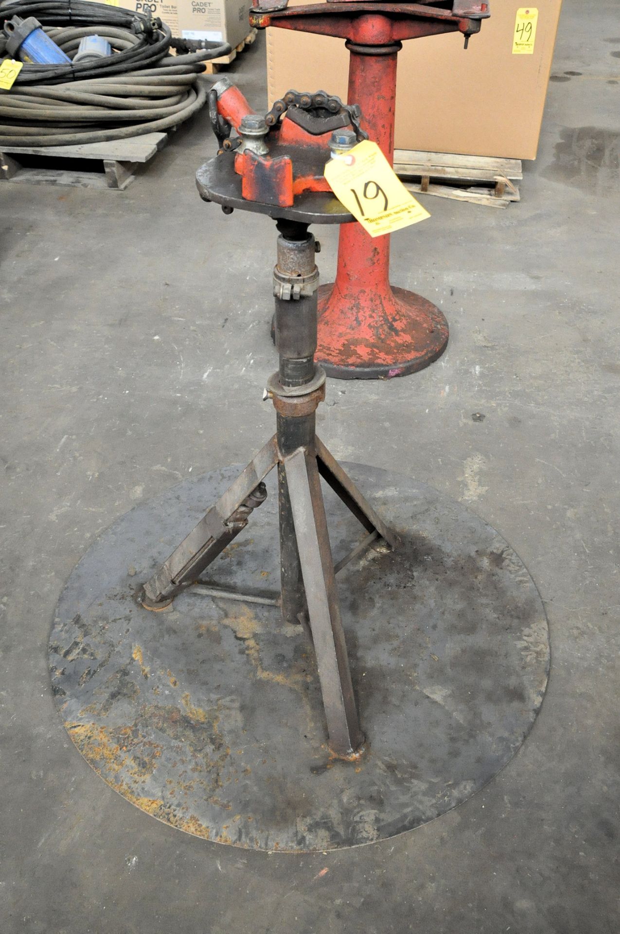 Ridgid Model BC-410, Chain Pipe Vise with Stand