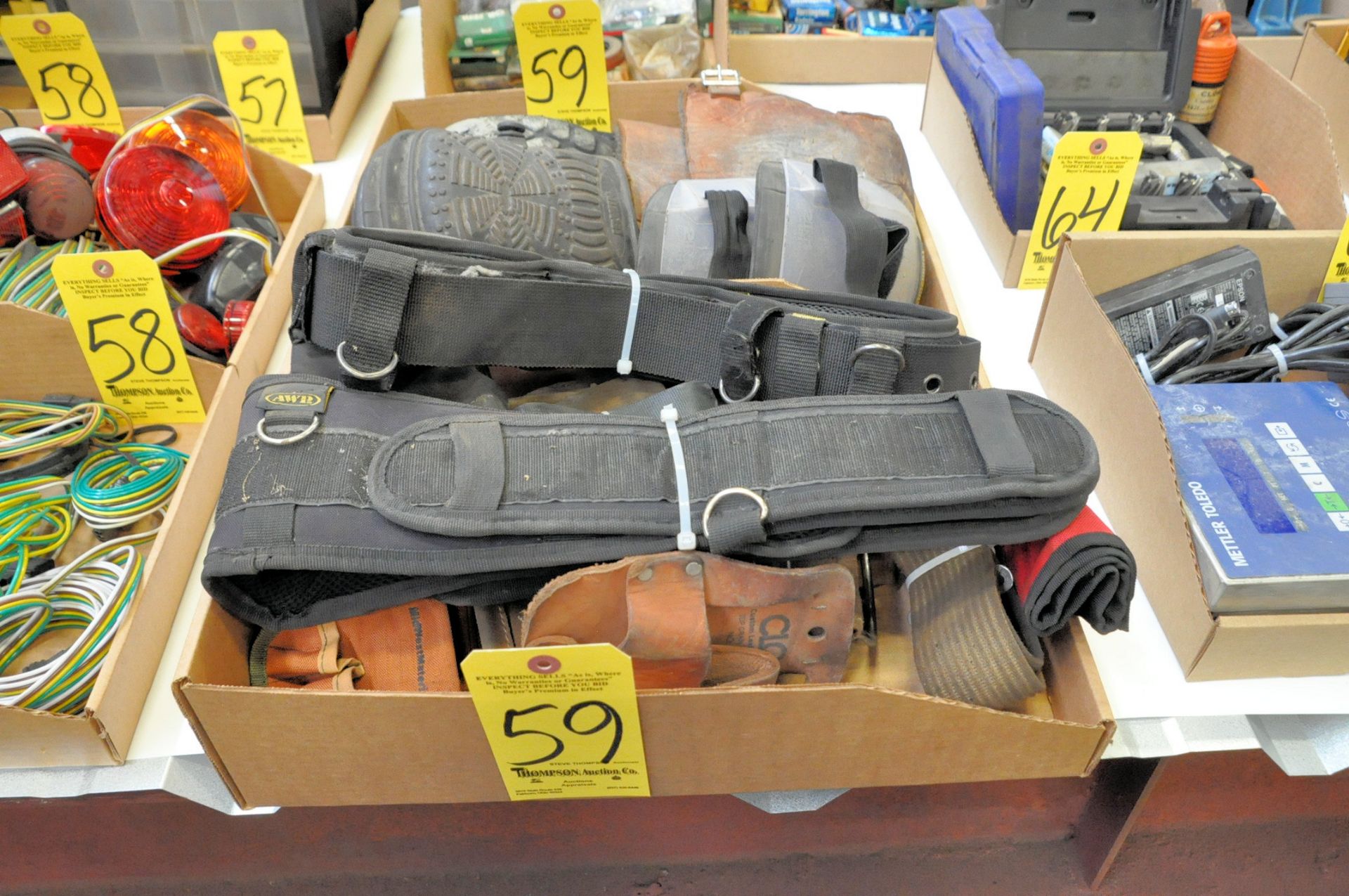 Lot-Personal Protection and Tool Belts in (2) Boxes