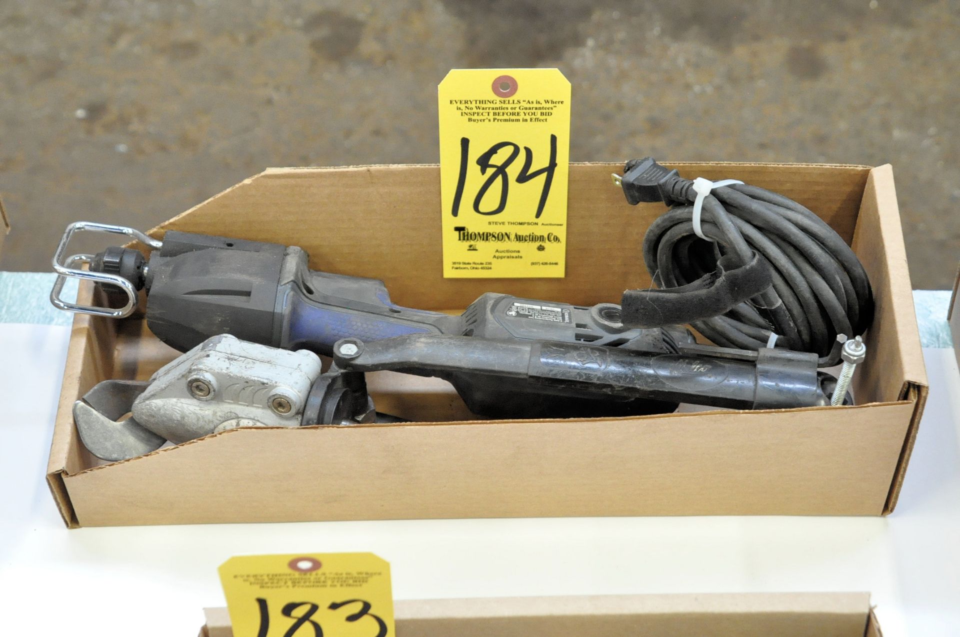 Lot-(1) Kobalt Electric Reciprocating Saw and (1) Unknown Attachment in (1) Box