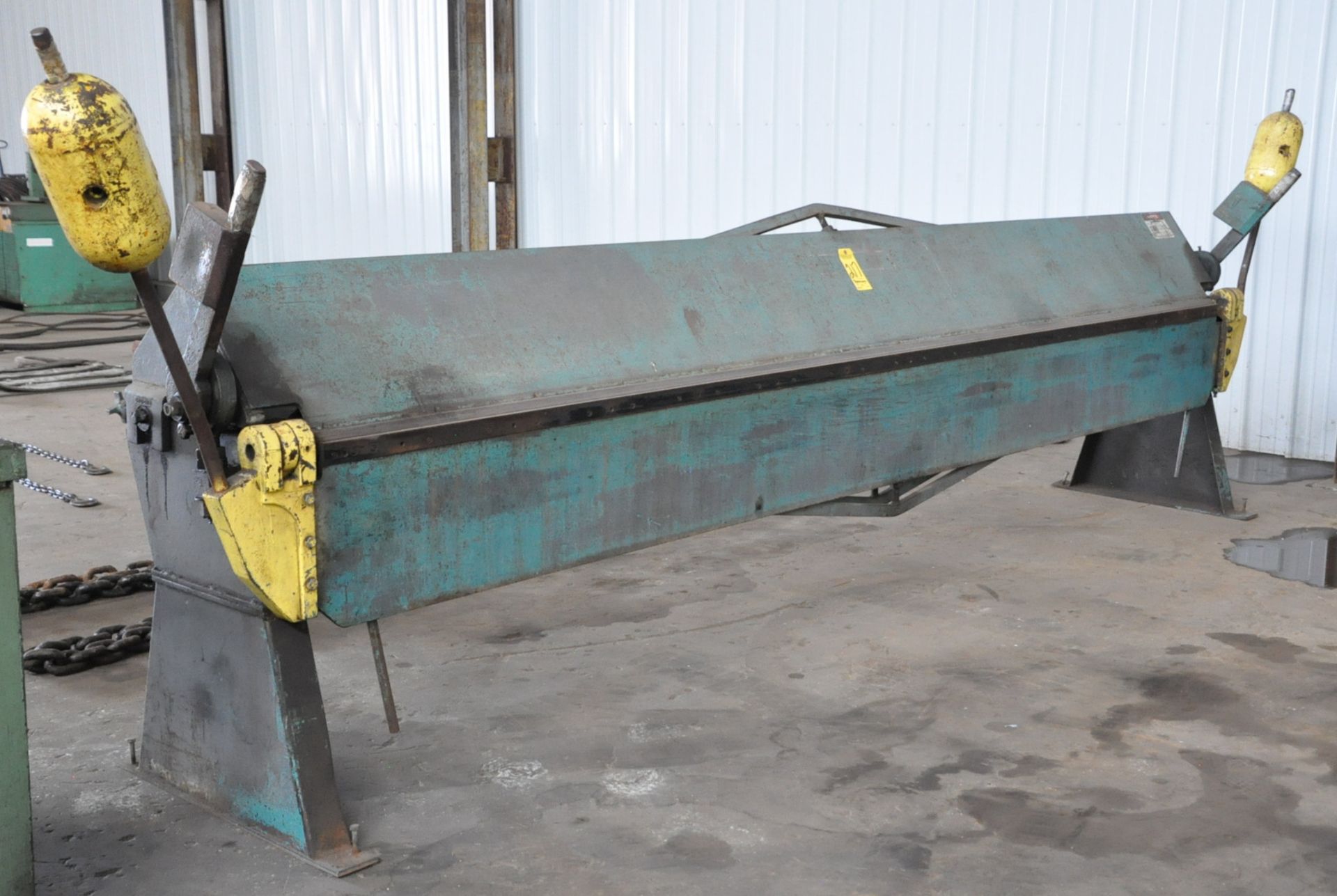 Wysong and Miles Model 168-22, 14' X 22-Gauge Leaf Brake, s/n H55313, Loading Fee $200.00