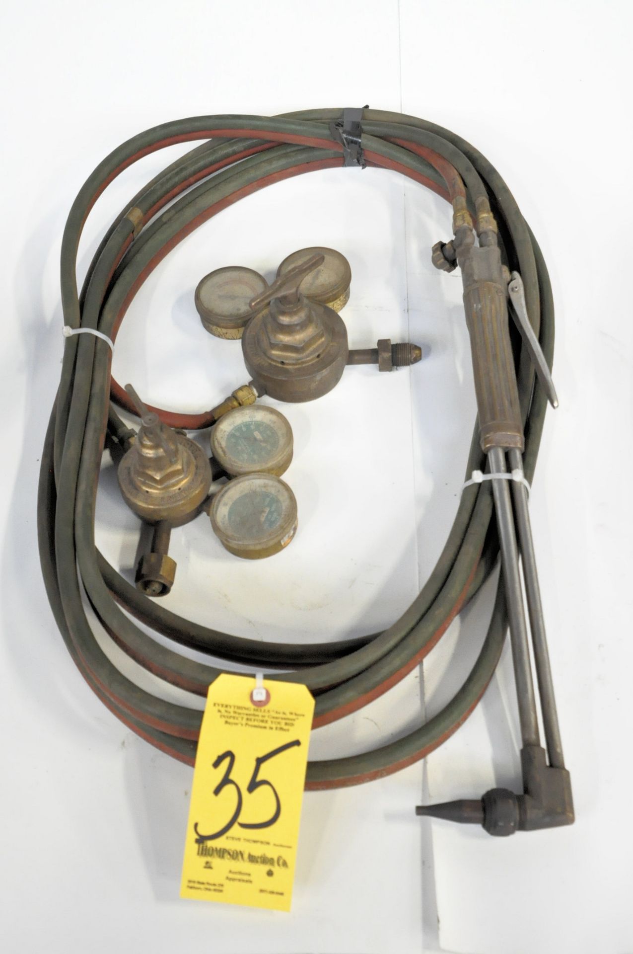 Oxygen/Acetylene Hose with Torch and Gauges