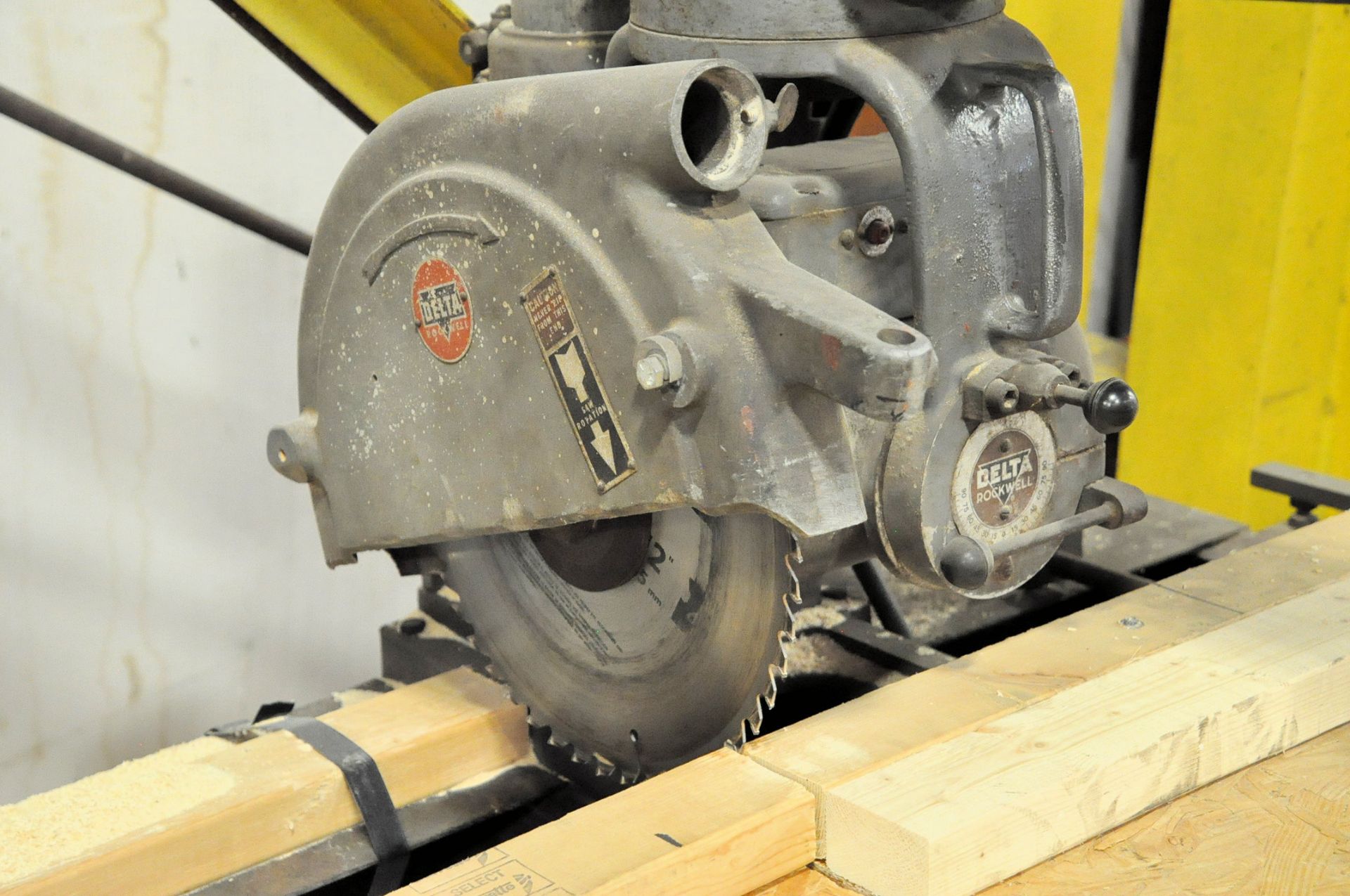 Delta Rockwell 12" Radial Arm Saw, Loading Fee $100.00 - Image 4 of 5