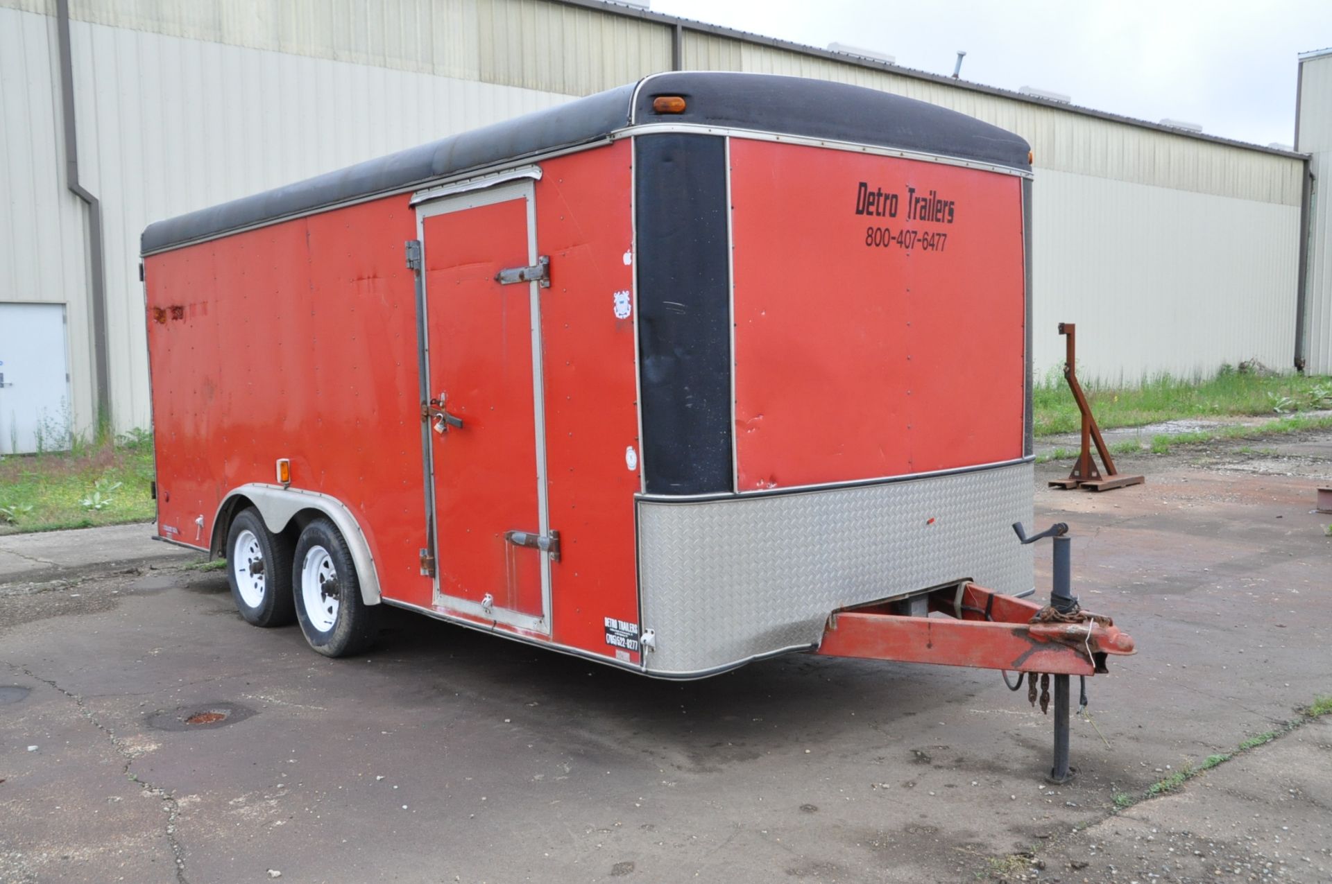 United Express Line Model 500G, Tandem Axle 7' 6"W x 16'L Enclosed Utility Trailer, VIN - Image 2 of 7