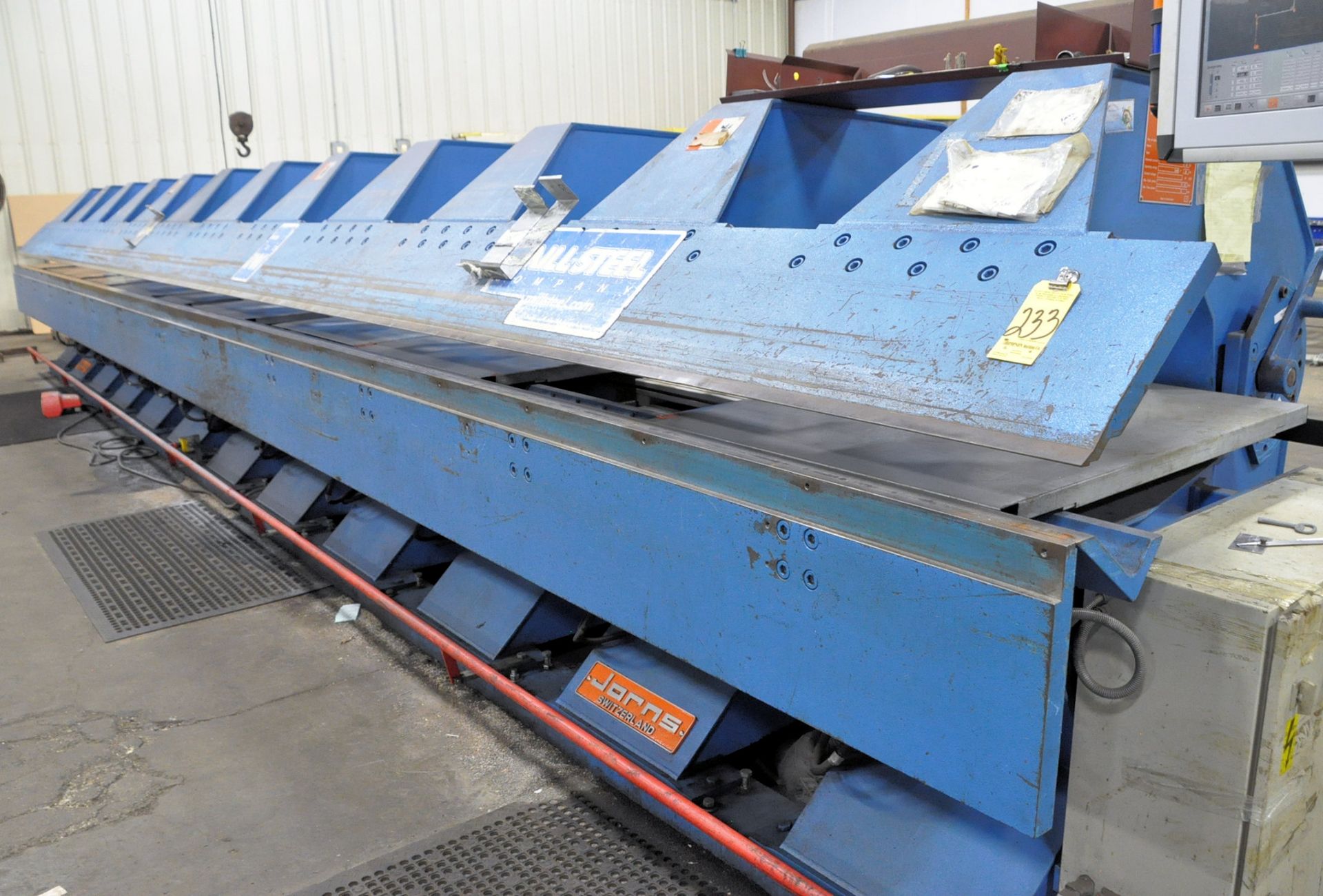 Jorns AG Type Super-Line-300S-SO-CNC800-10-HS, 32' 9" x 12-Gage Power Folding Machine, s/n 04100-00/ - Image 8 of 9