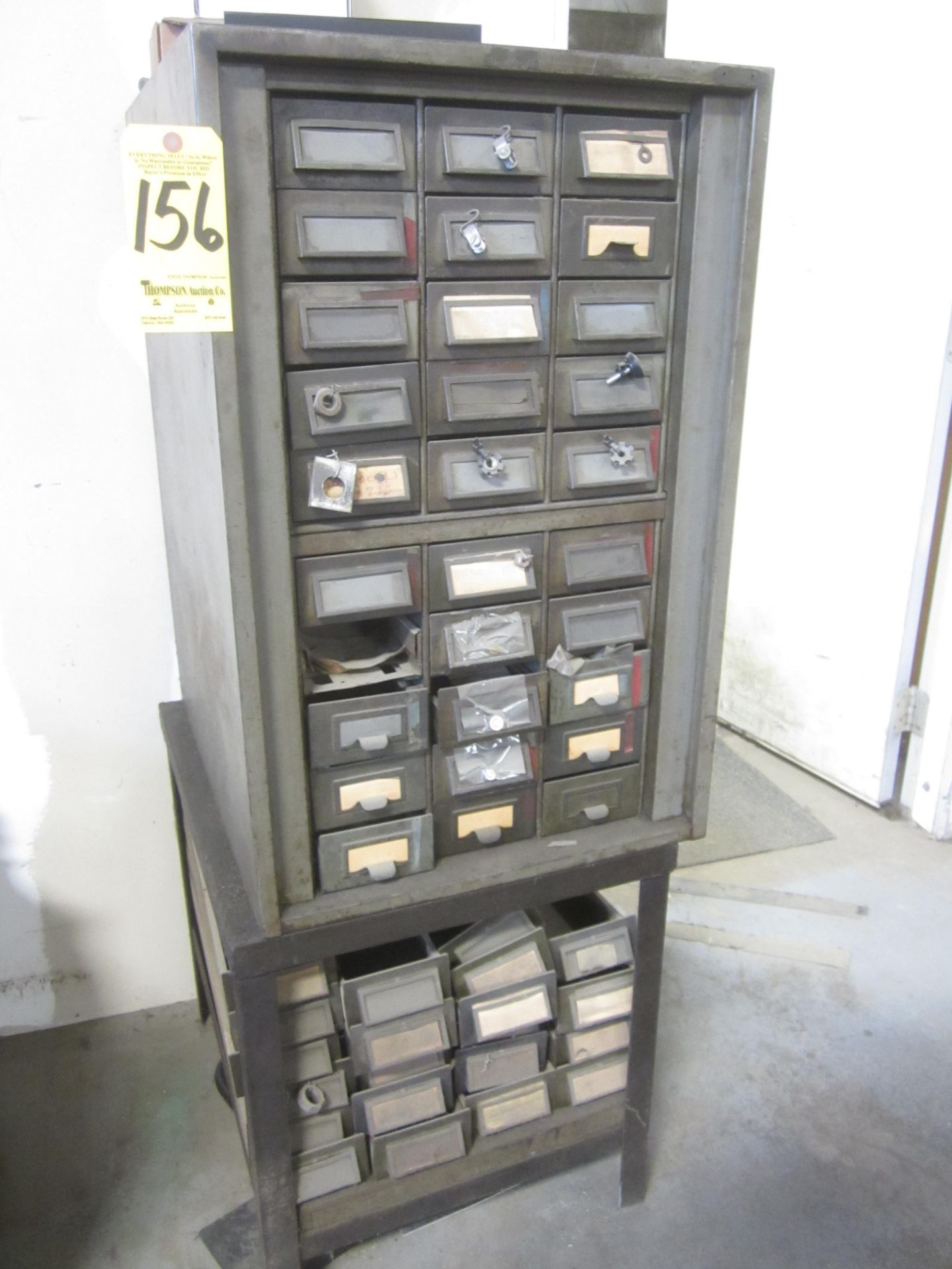 Parts Cabinet with Miscellaneous Hardware