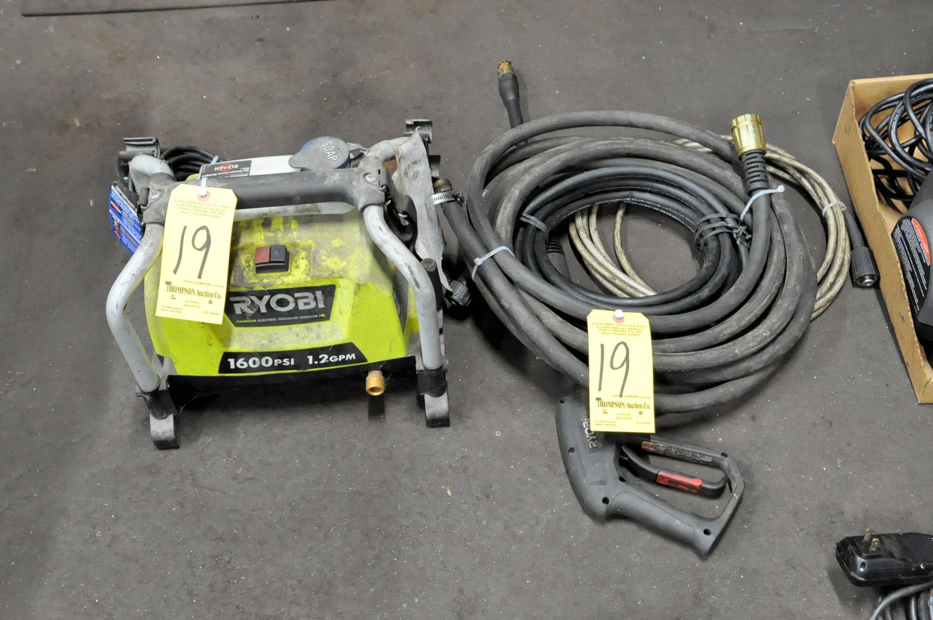 Ryobi Electric 1600 PSI Cold Water Pressure Washer with Hose and Wand