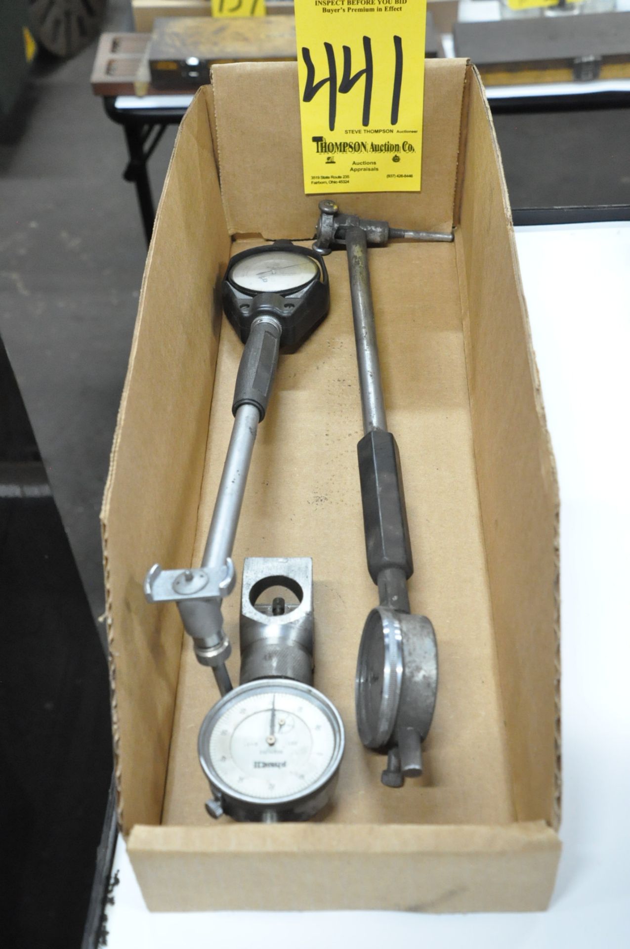 Lot-(3) Various Dial Bore Gauges in (1) box