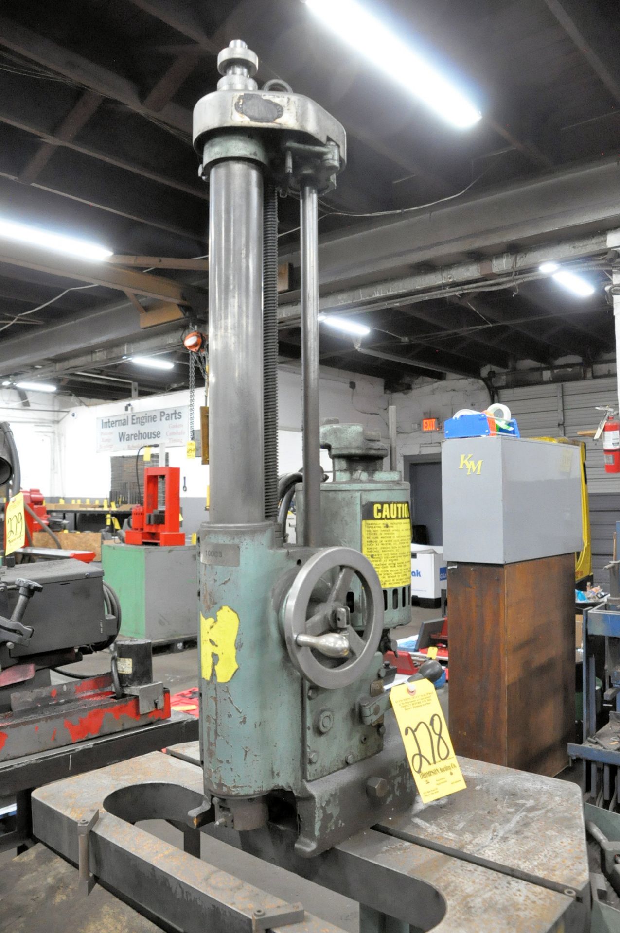 No Name 250-Lbs. Capacity Vertical Cylinder Boring Machine, S/n N/a, with Tooling and Stand - Image 3 of 5
