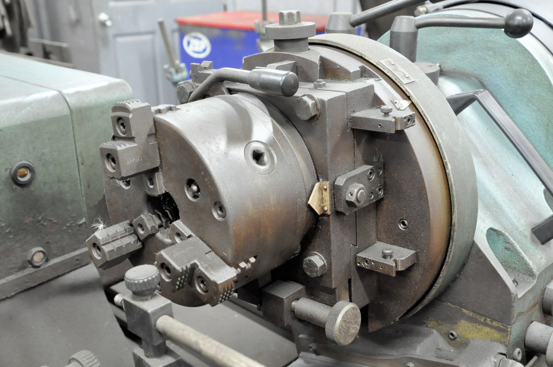 Winona Van Norman Model CG-210, Crankshaft Grinder, S/n 22.10.10.06, Dual Opposed 7" 3-Jaw - Image 6 of 10