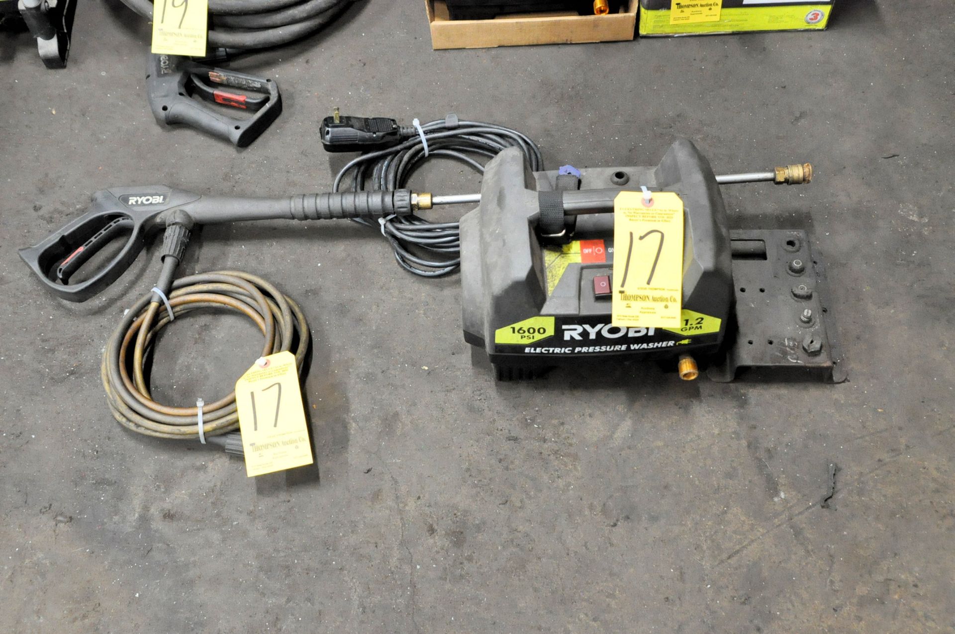 Ryobi Electric 1600 PSI Cold Water Pressure Washer with Hose and Wand