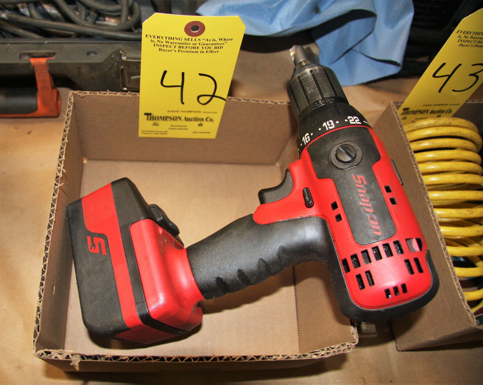 Snap-On Battery Hand Drill with Charger