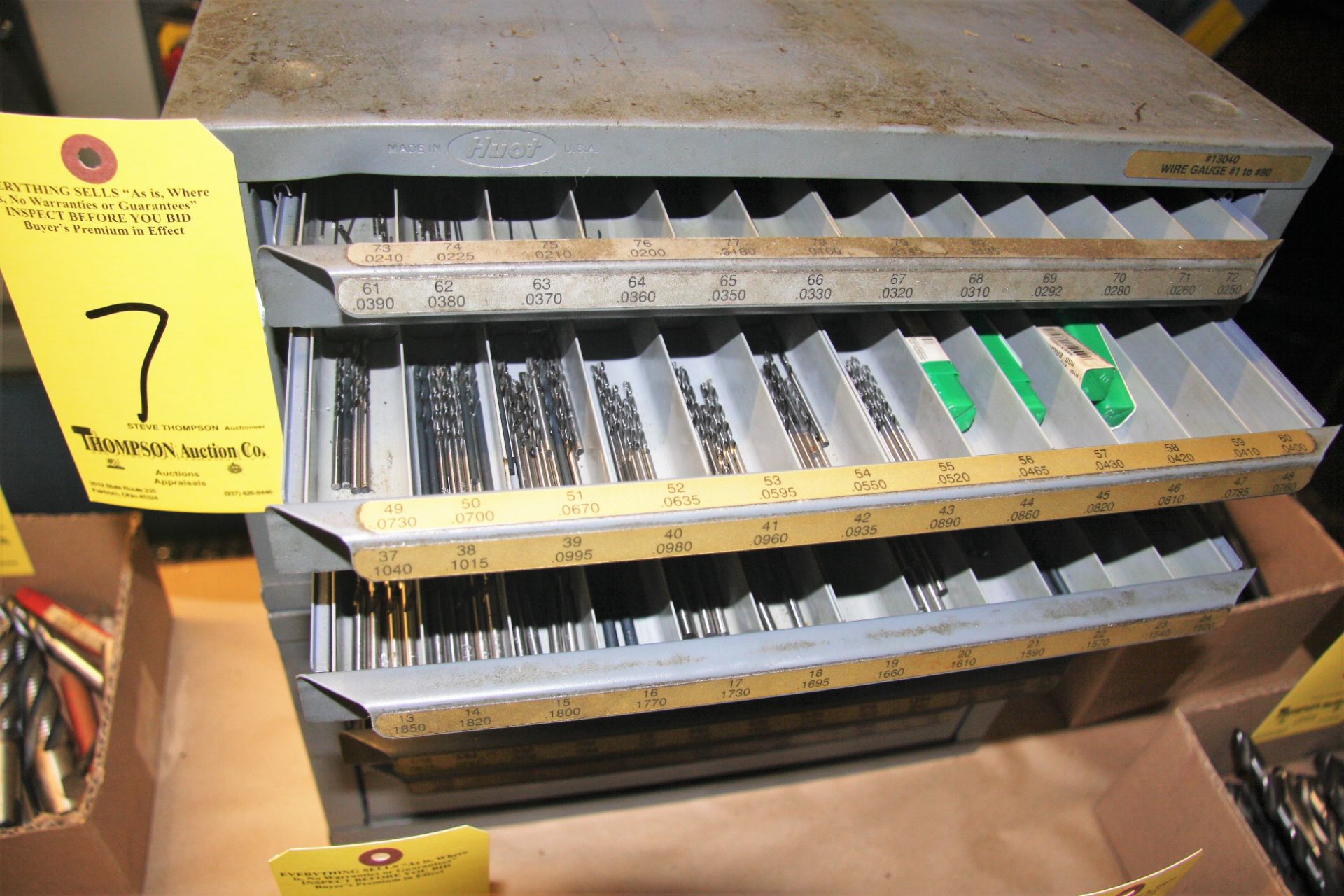 (2) Drill Index Boxes and Contents, Drill Bits - Image 2 of 2