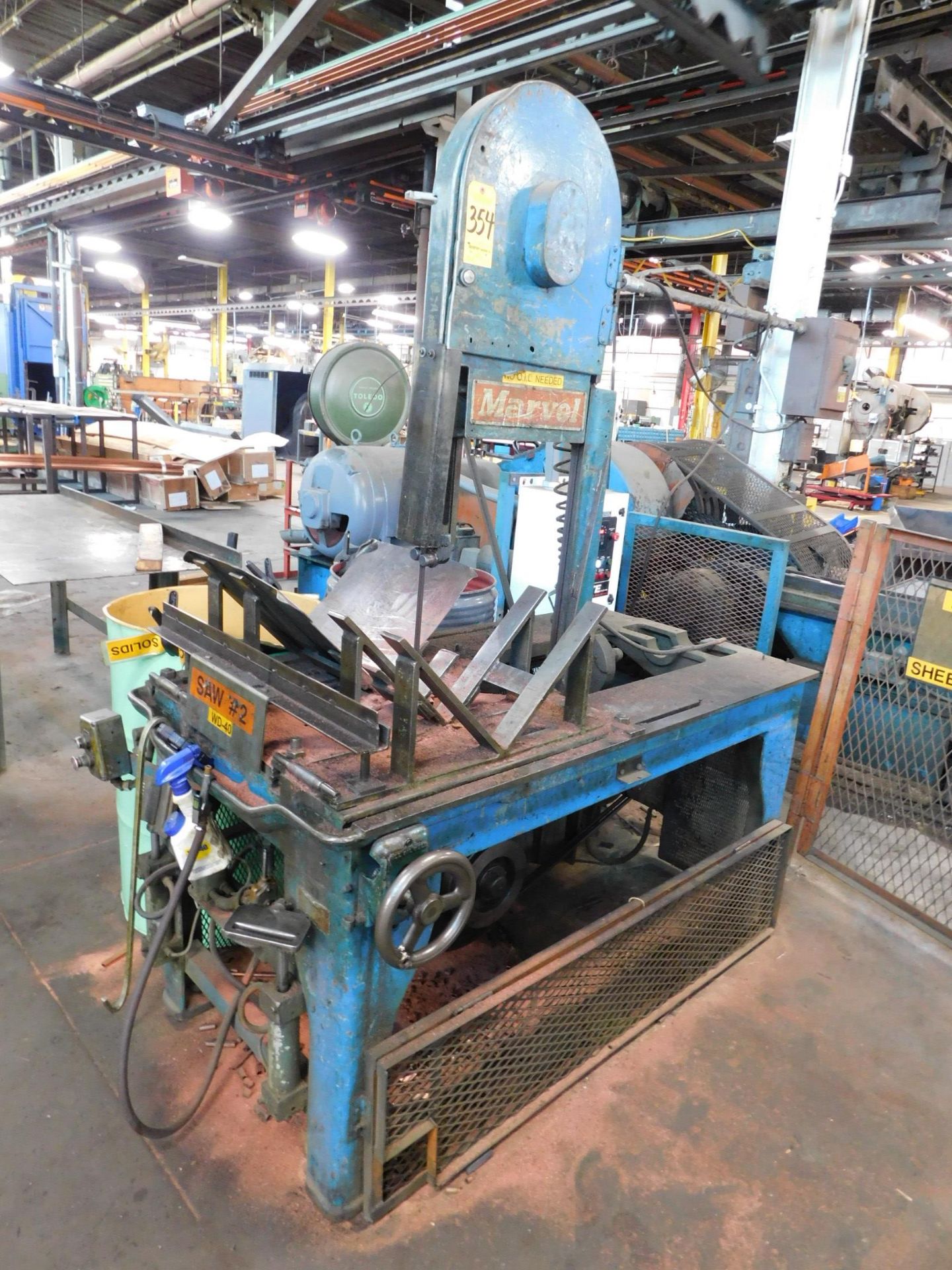 Marvel No. 8 Tilt Frame Vertical Band Saw