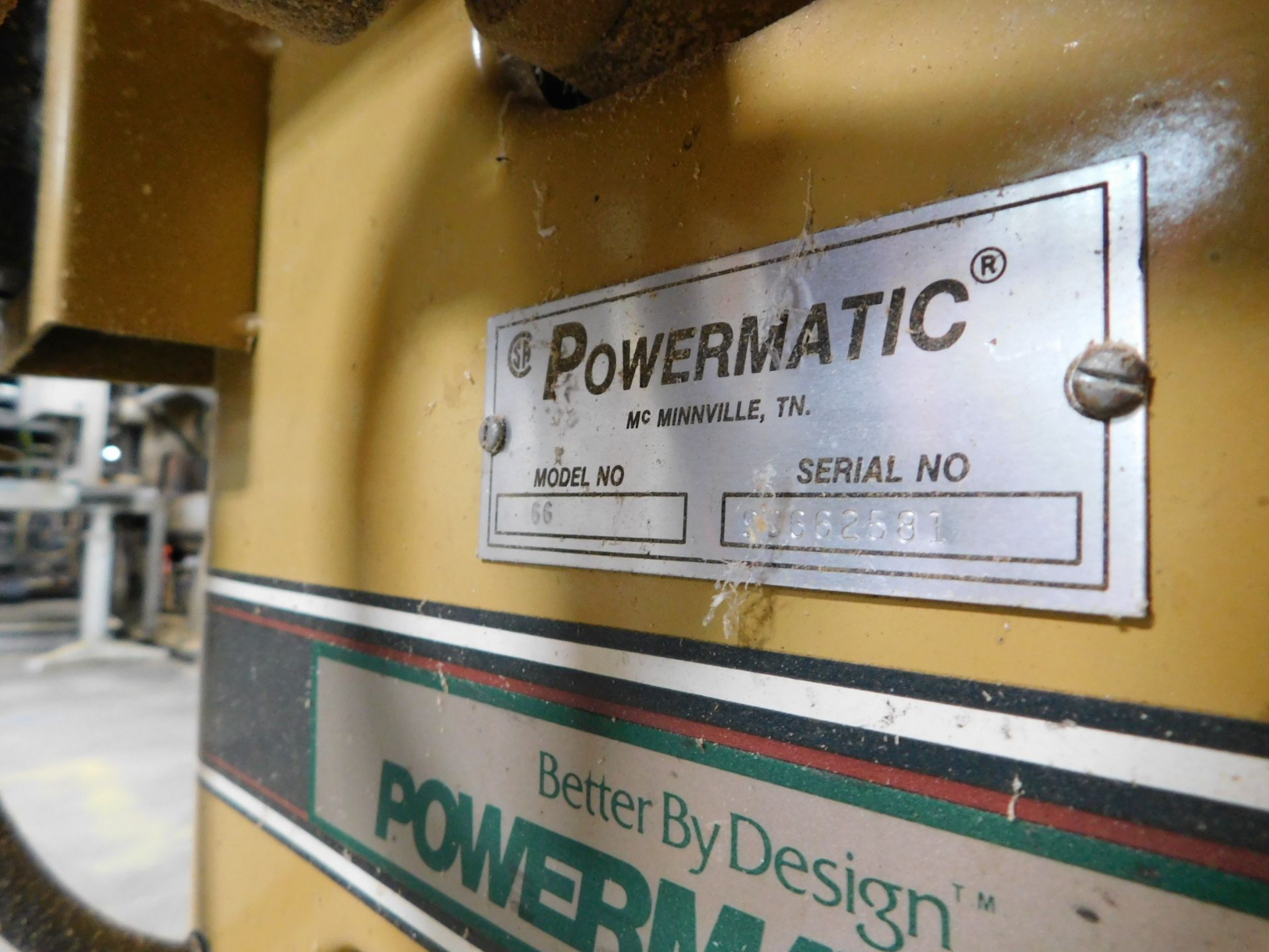 Powermatic Model 66, 10" Table Saw, s/n 93662581, with Fence and Miter Gauge, Loading Fee $100.00 - Image 5 of 6