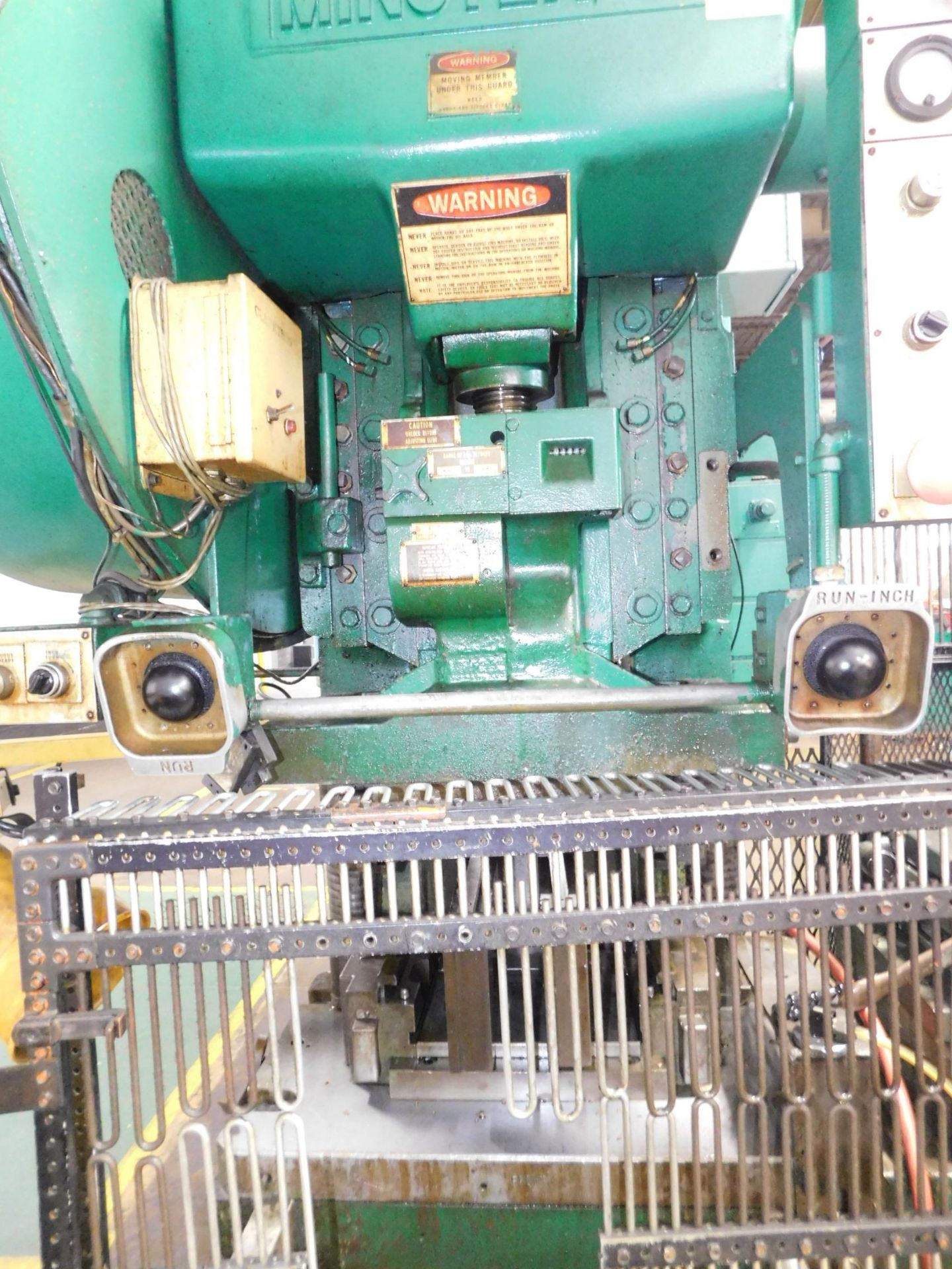 Minster #5 “Die-Namic” OBI Punch Press, s/n 101-5D-21350, 45 Ton, 3” Stroke, 15 3/4” Shut Height, - Image 4 of 9