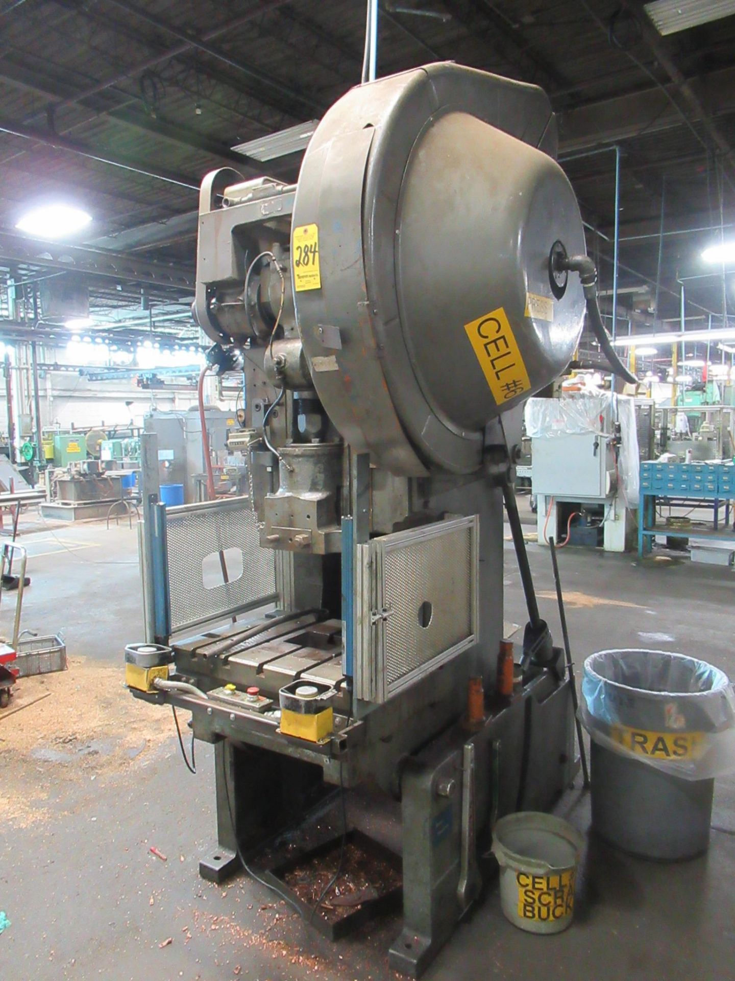 Bliss Model C-60 OBI Punch Press, s/n H51438,60 Ton, 4” Stroke, 14 1/4” Shut Height, 3” Adjustment - Image 2 of 12