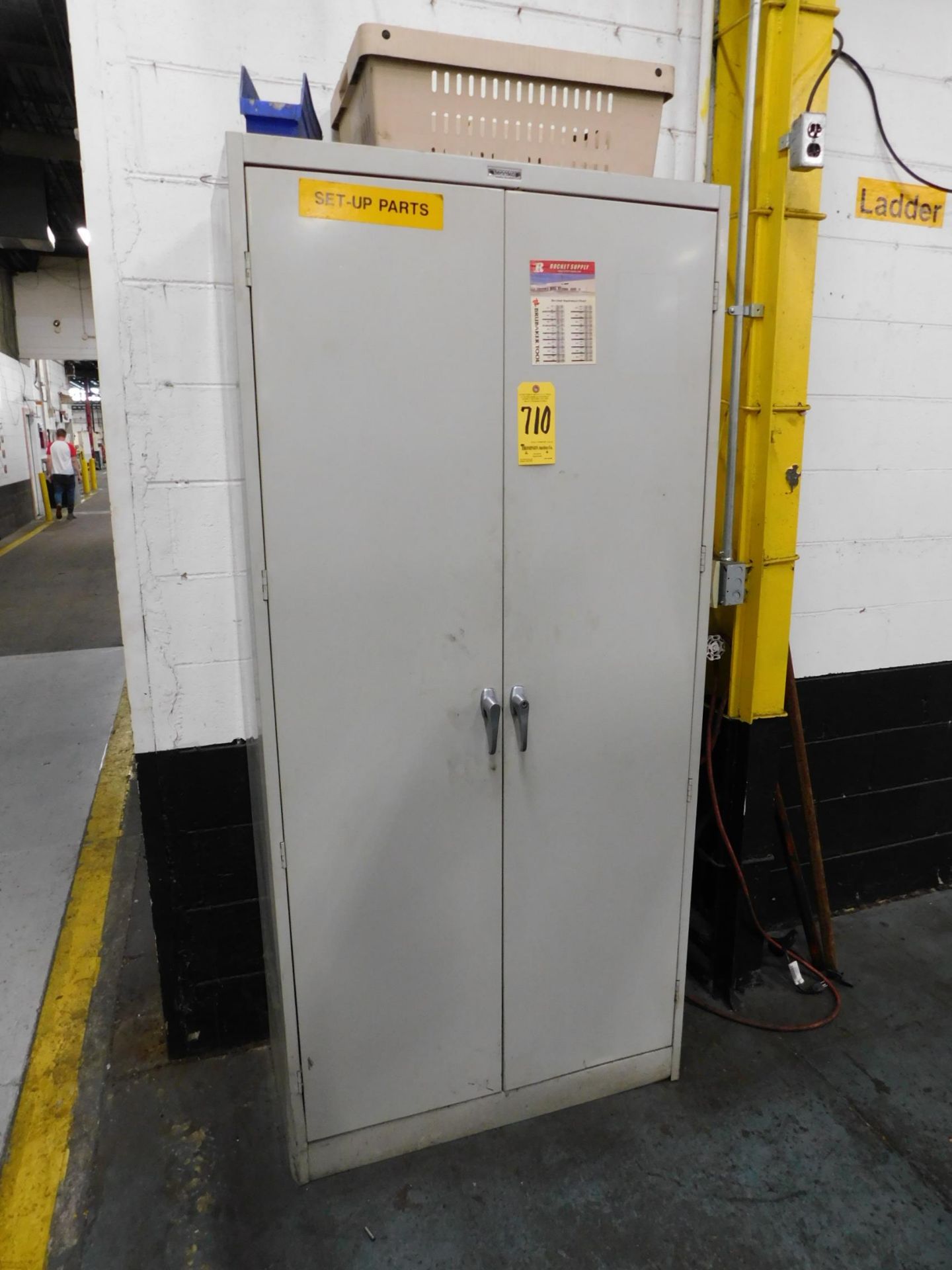 2-Door Metal Upright Storage Cabinet