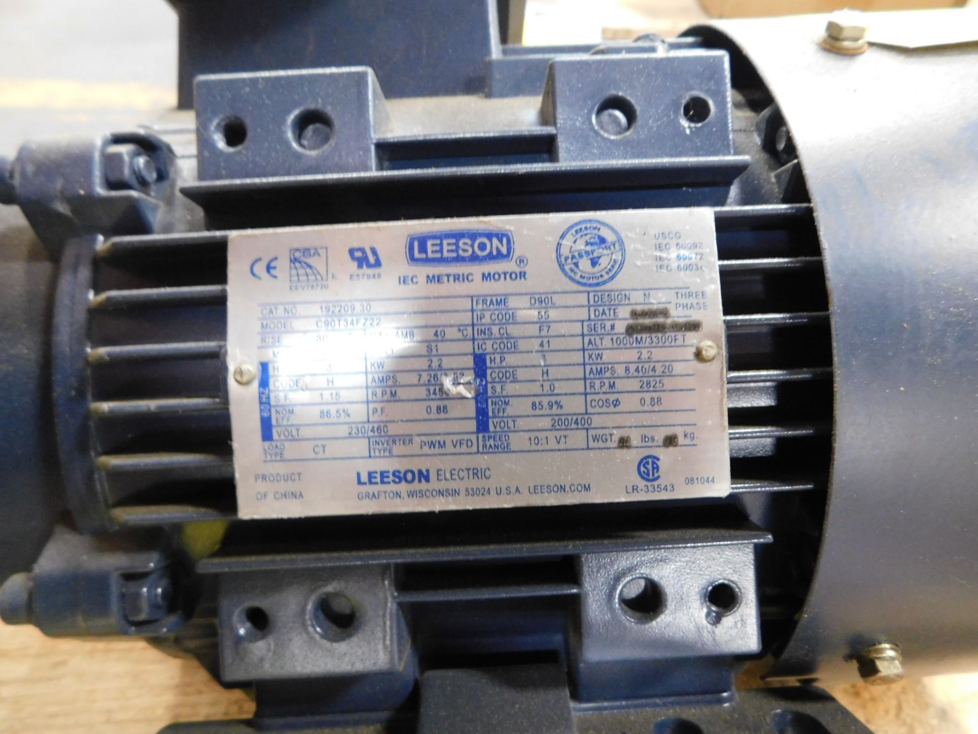 New Leeson Electric Motor, 3 HP