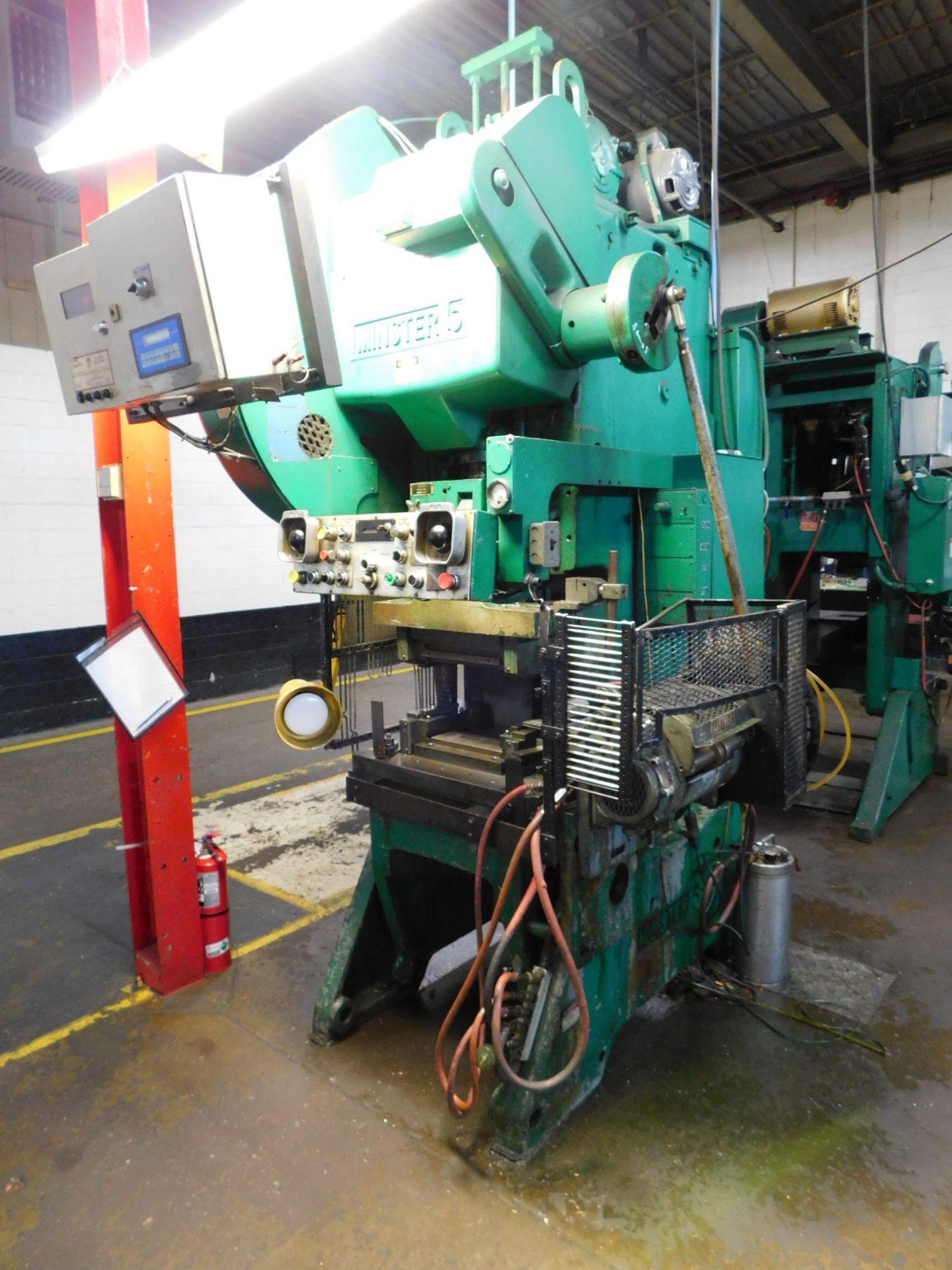 Minster #5 “Die-Namic” OBI Punch Press, s/n 101-5D-20826, 45 Ton, 3” Stroke, 15 3/4” Shut Height,