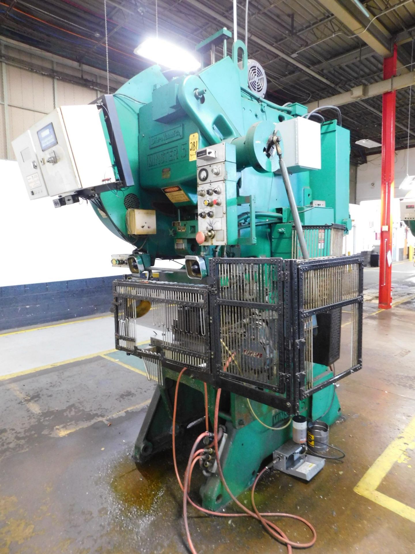 Minster #5 “Die-Namic” OBI Punch Press, s/n 101-5D-21350, 45 Ton, 3” Stroke, 15 3/4” Shut Height, - Image 2 of 9