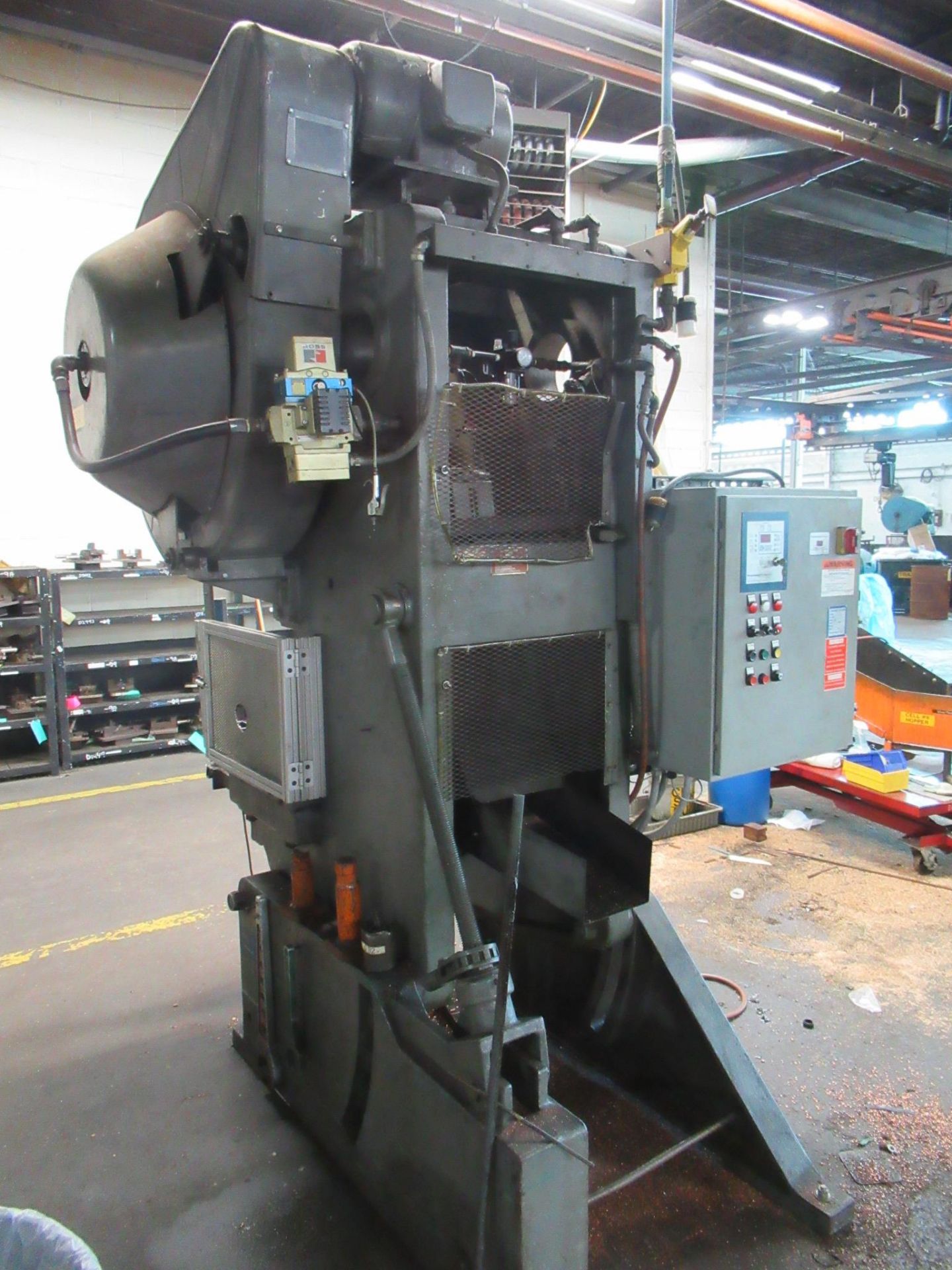 Bliss Model C-60 OBI Punch Press, s/n H51438,60 Ton, 4” Stroke, 14 1/4” Shut Height, 3” Adjustment - Image 8 of 12