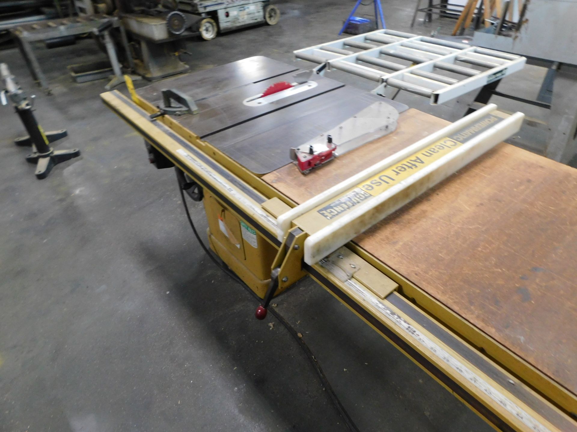 Powermatic Model 66, 10" Table Saw, s/n 93662581, with Fence and Miter Gauge, Loading Fee $100.00 - Image 3 of 6