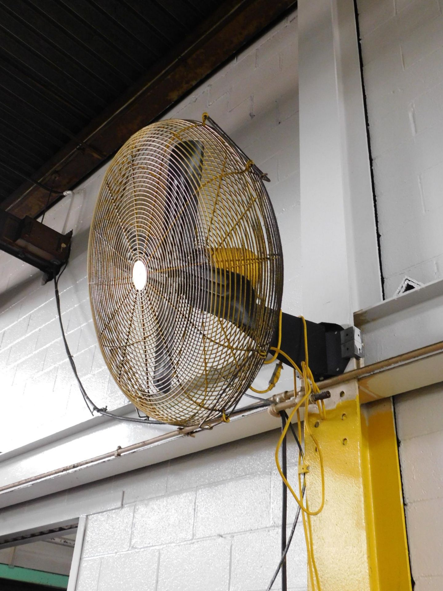 Column Mounted Warehouse Fans, Approx. 30, In Press and Draw Bench Area