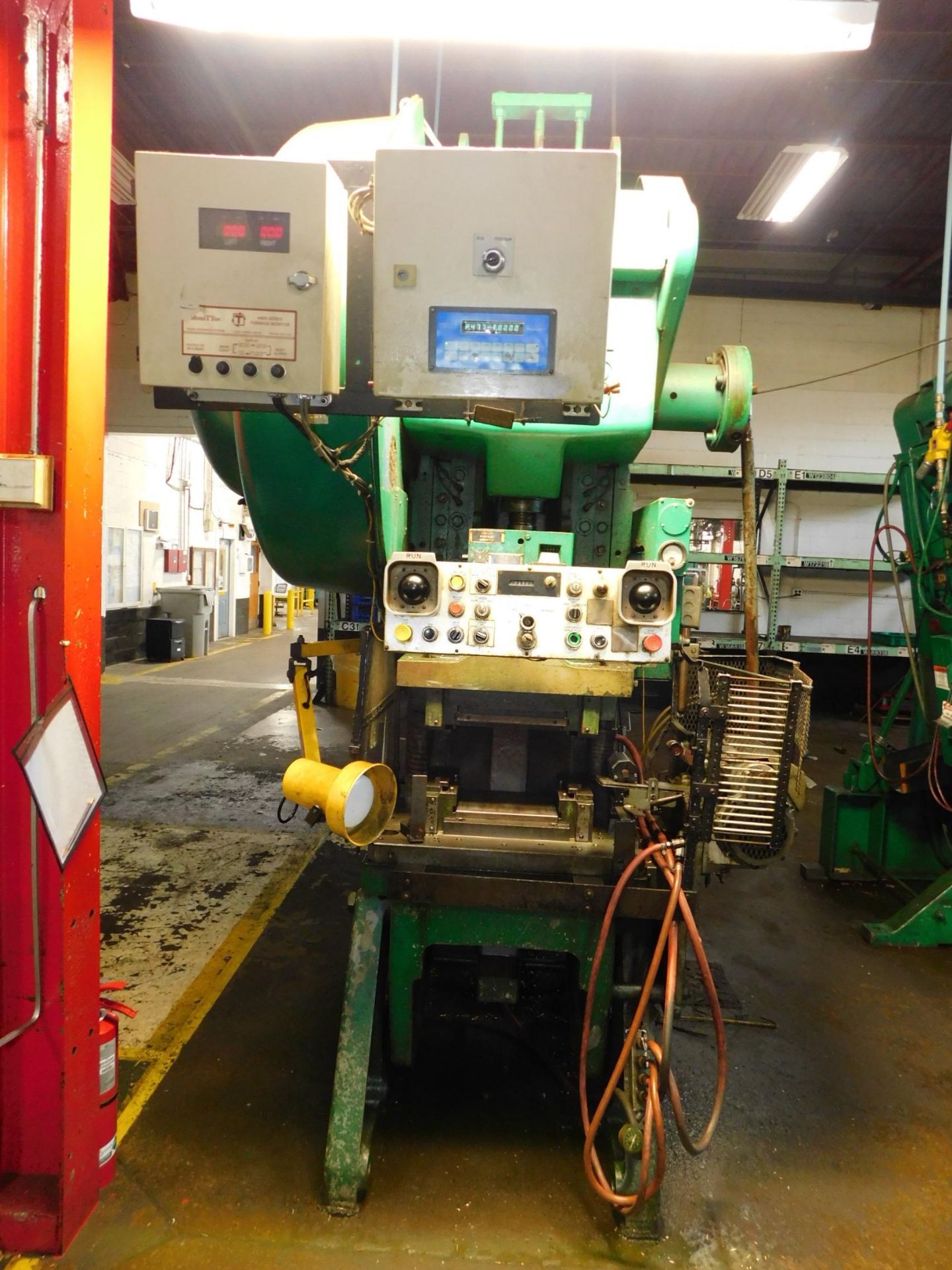 Minster #5 “Die-Namic” OBI Punch Press, s/n 101-5D-20826, 45 Ton, 3” Stroke, 15 3/4” Shut Height, - Image 3 of 8