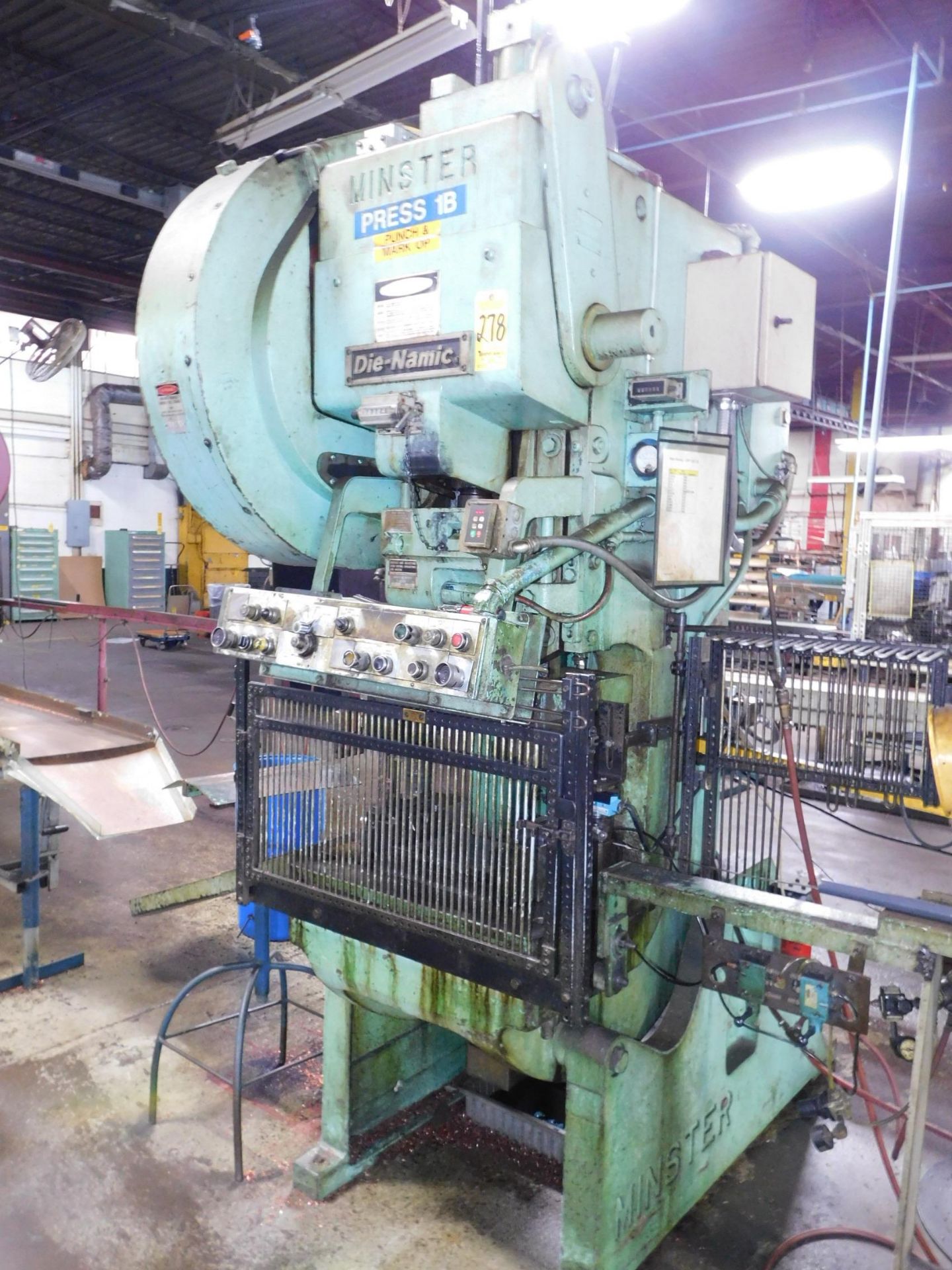 Minster #5 “Die-Namic” OBI Punch Press, s/n 5D-20201, 45 Ton, 3” Stroke, 15 3/4” Shut Height, 2 - Image 2 of 9