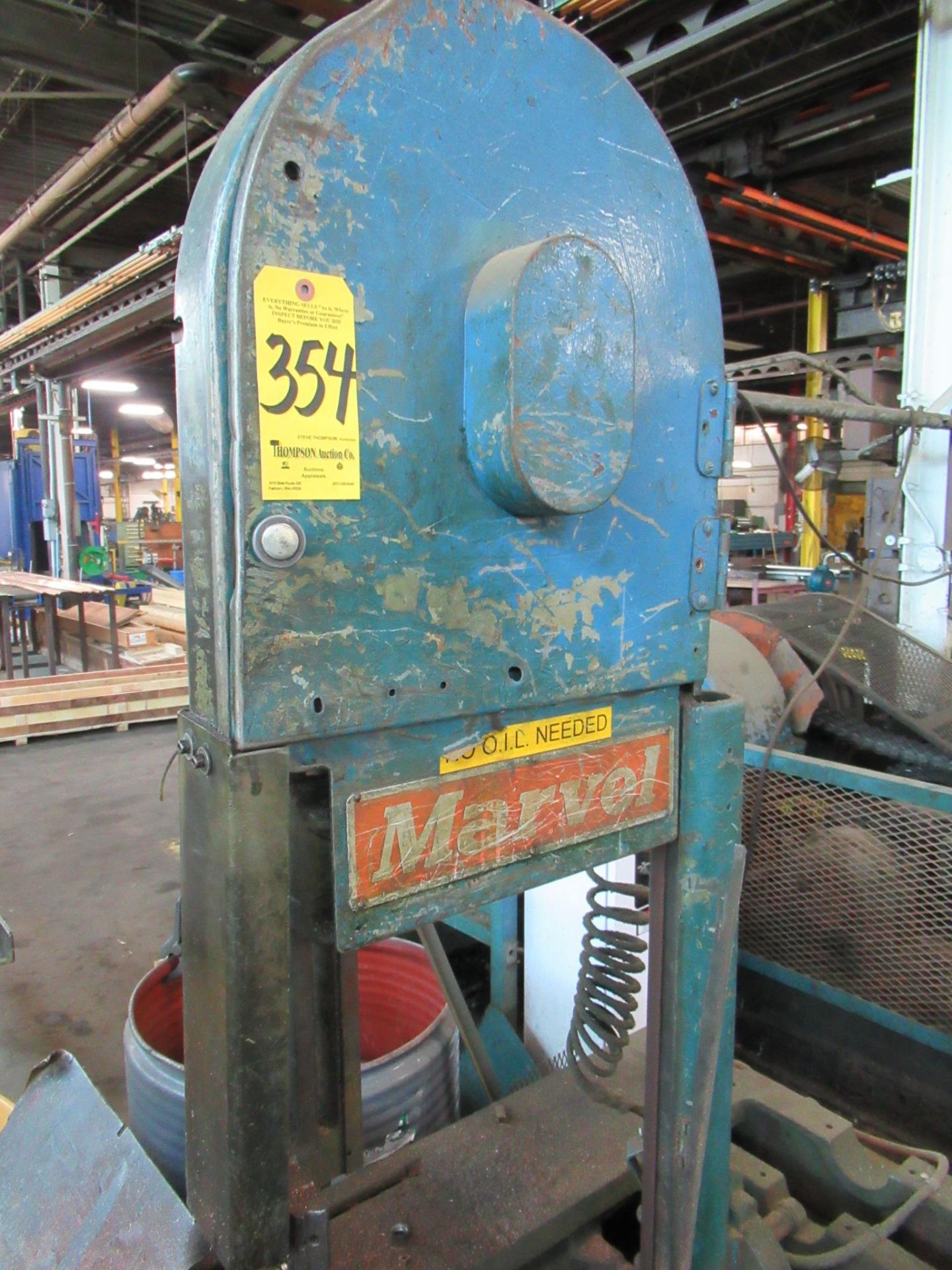 Marvel No. 8 Tilt Frame Vertical Band Saw - Image 3 of 6