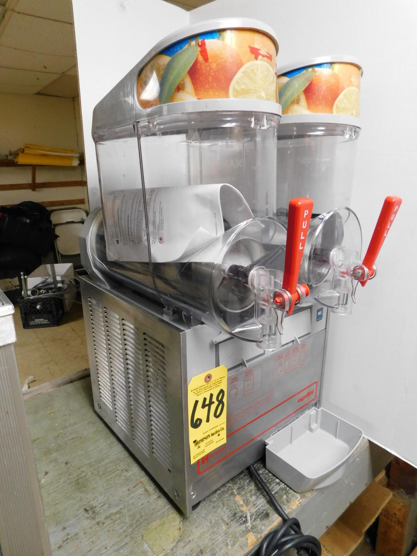 Cecilware Ugolini Model NHT 2 UL Slush Machine (missing one drip pan)