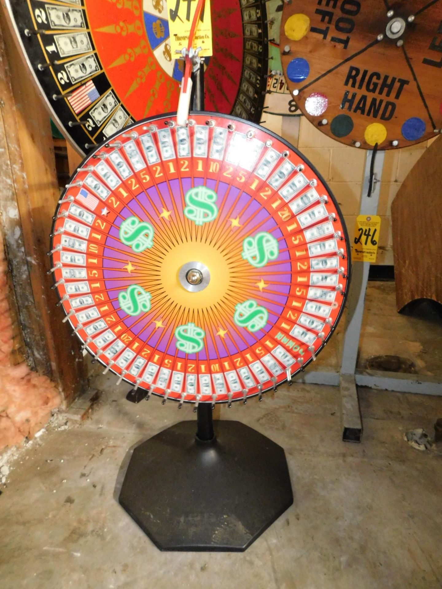 Game of Chance Spinning Wheel