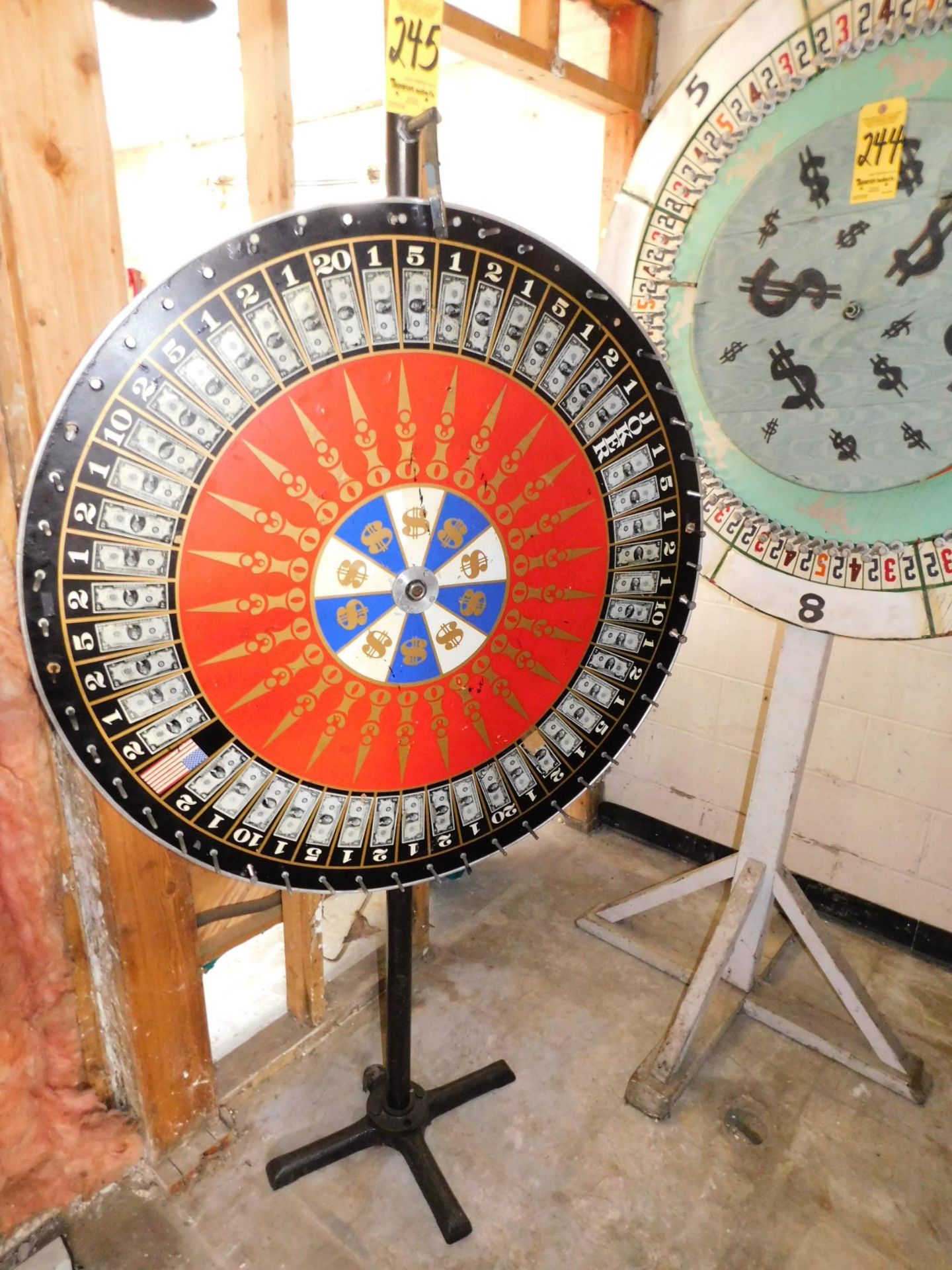 Game of Chance Spinning Wheel