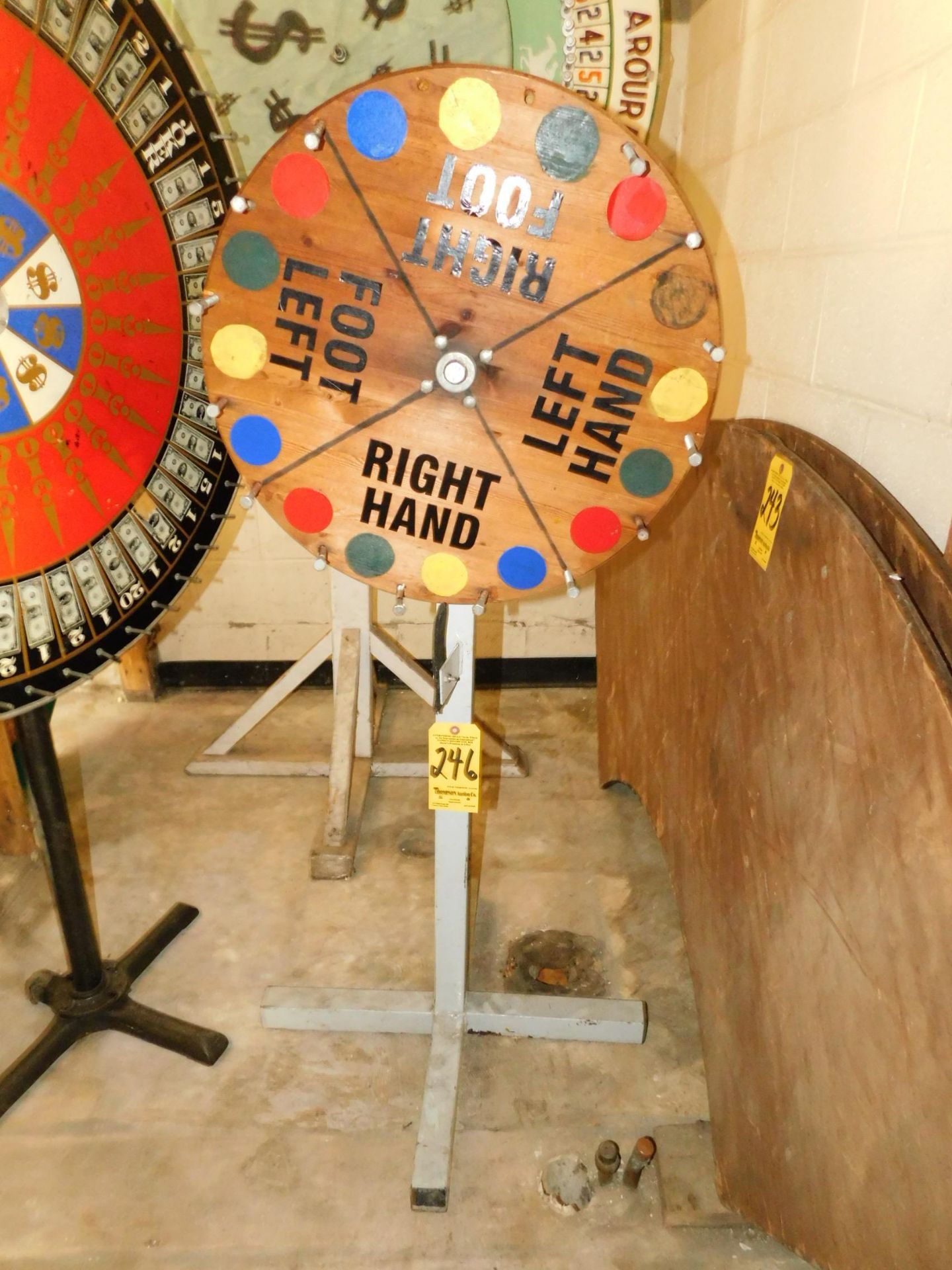 Game of Chance Spinning Wheel