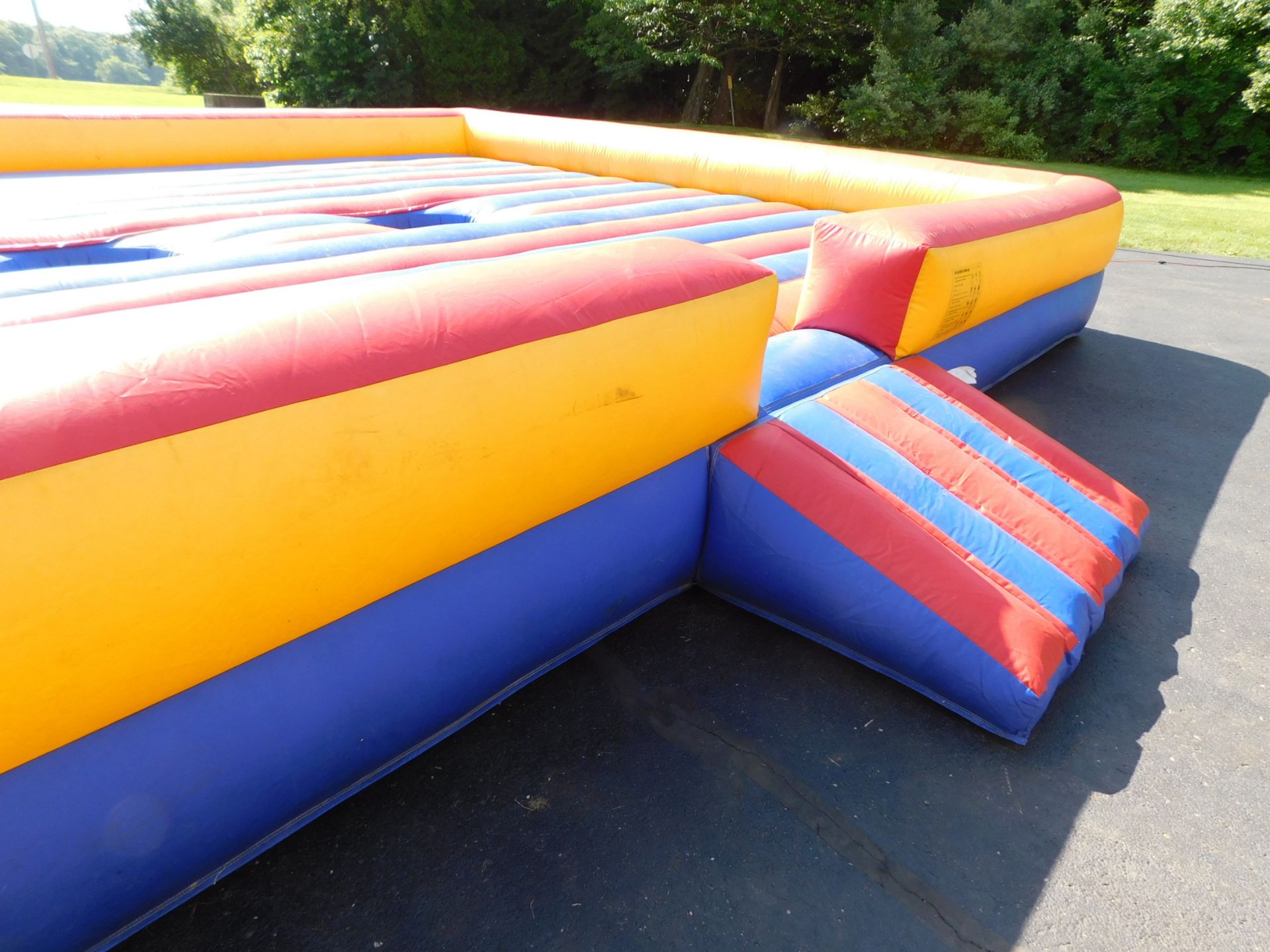 Inflatable Joust Arena, ( NO pedestals included) 24'WX30'LX4'H #86 - Image 9 of 10
